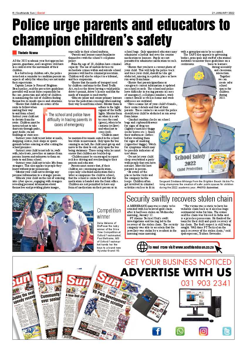 Southlands Sun 21 January 2022 page 6