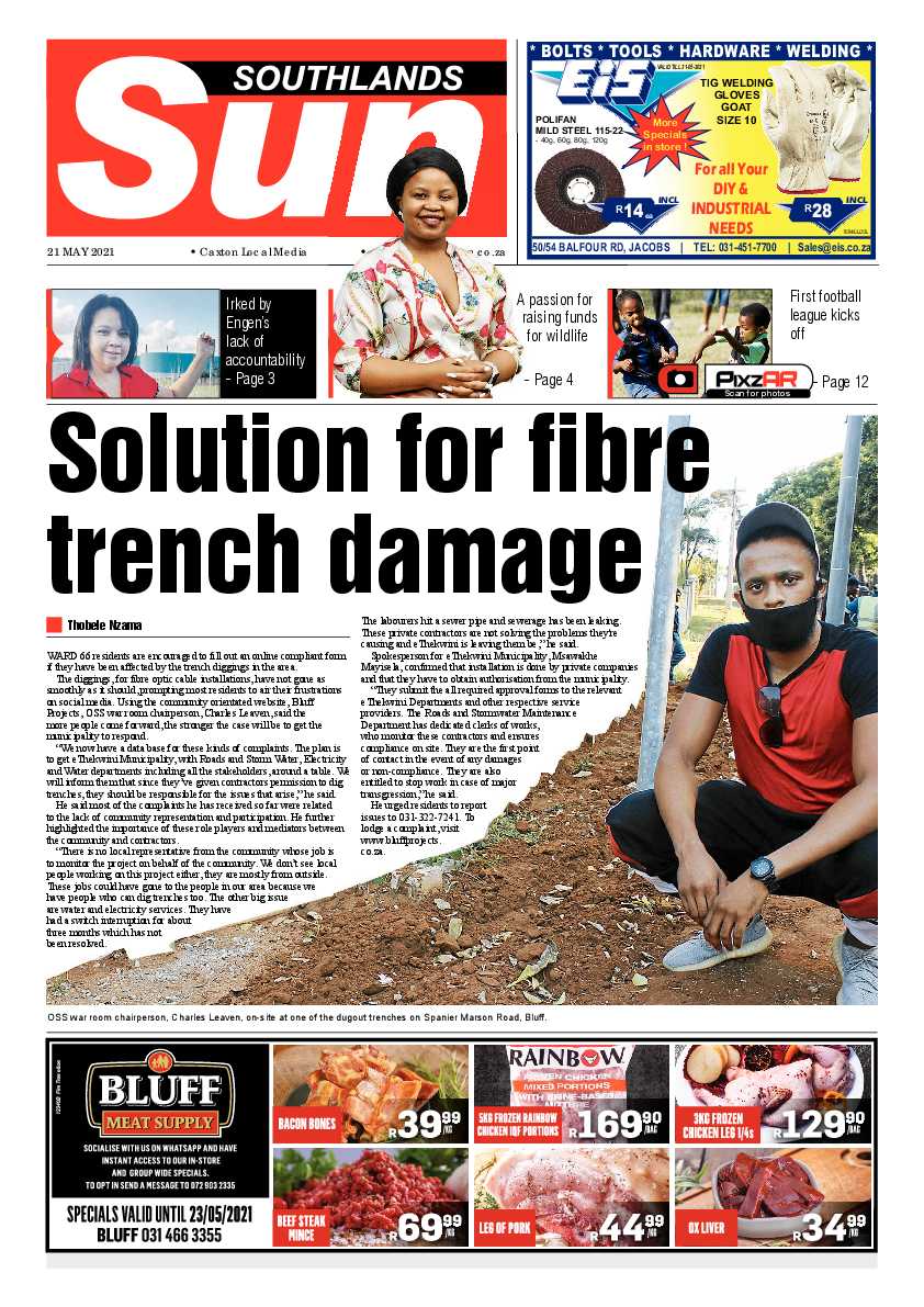 Southlands Sun 21 May 2021 page 1
