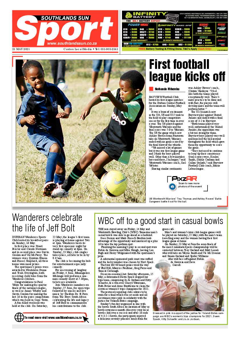 Southlands Sun 21 May 2021 page 12