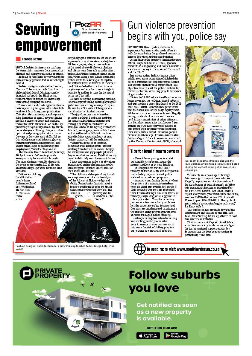 Southlands Sun 21 May 2021 page 6