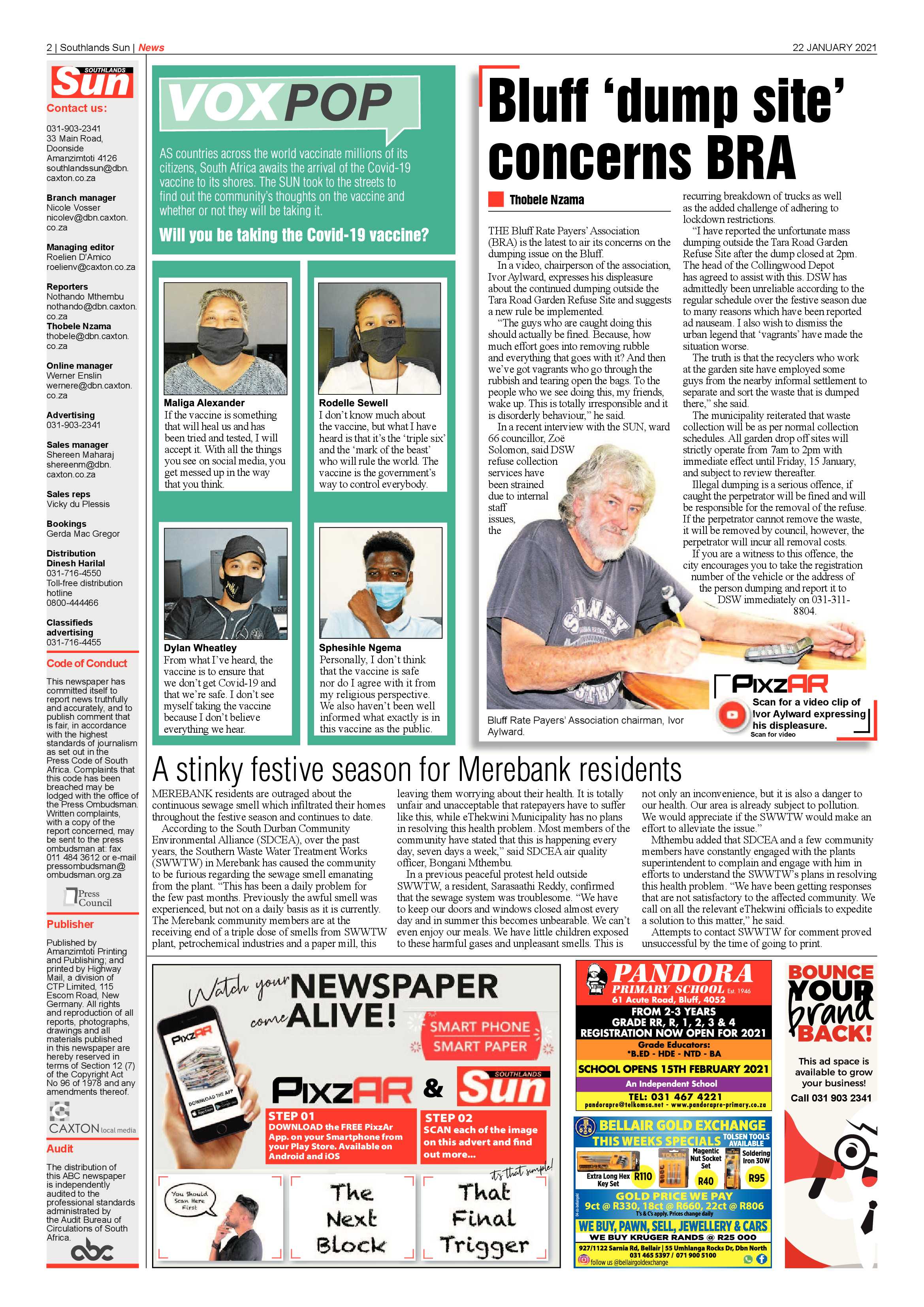 Southlands Sun 22 January 2020 page 2