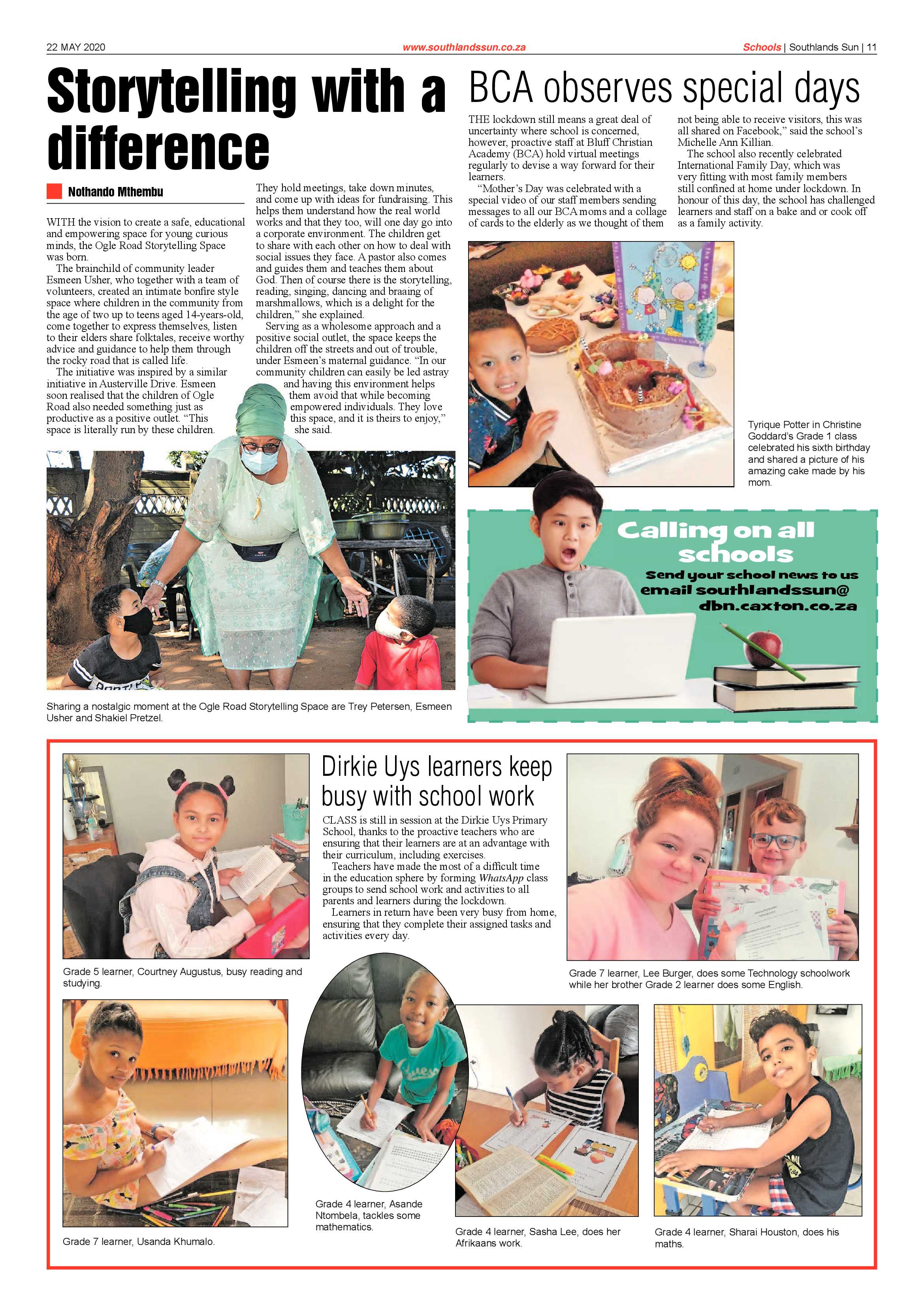 Southlands Sun 22 May 2020 page 11