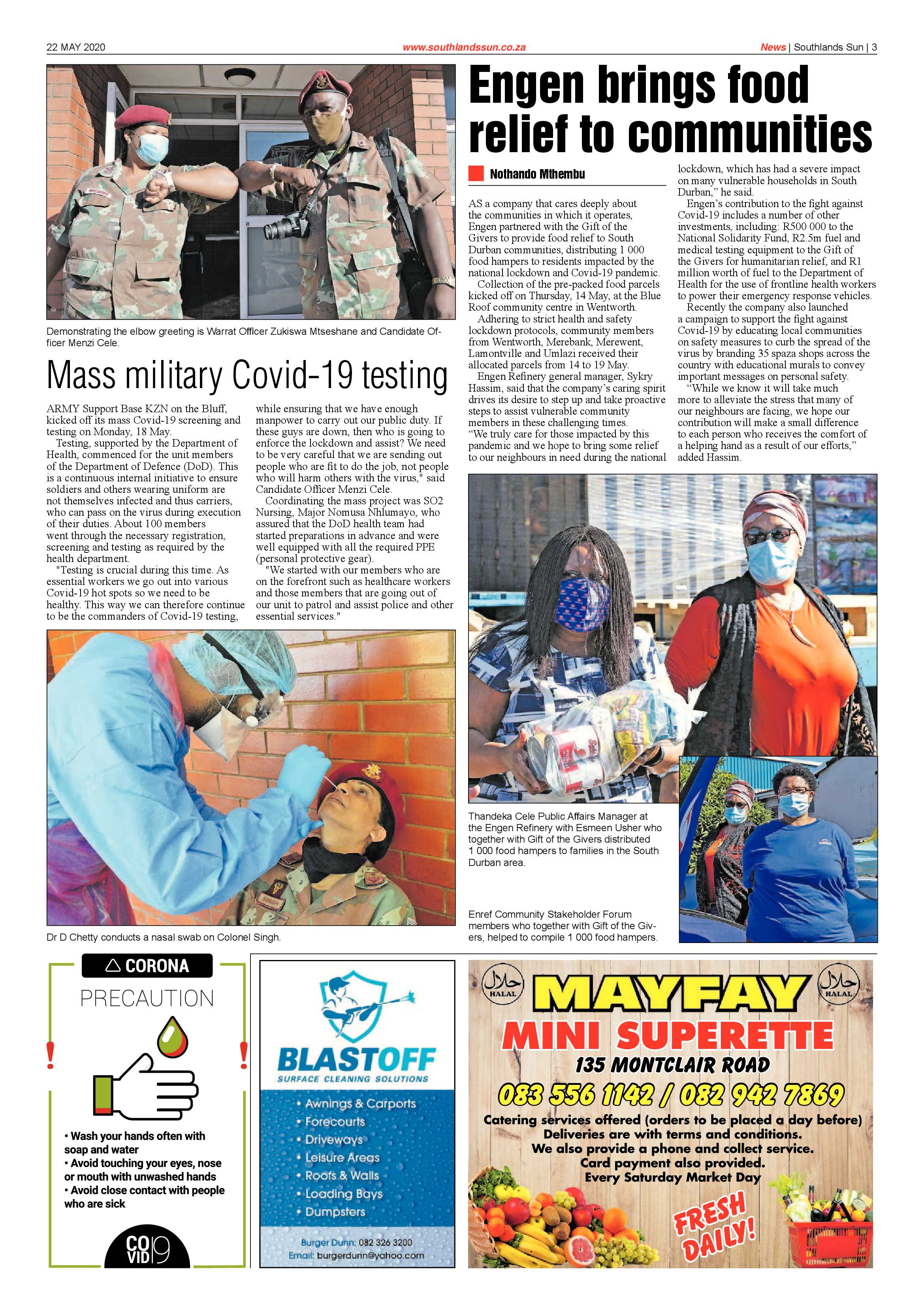 Southlands Sun 22 May 2020 page 3