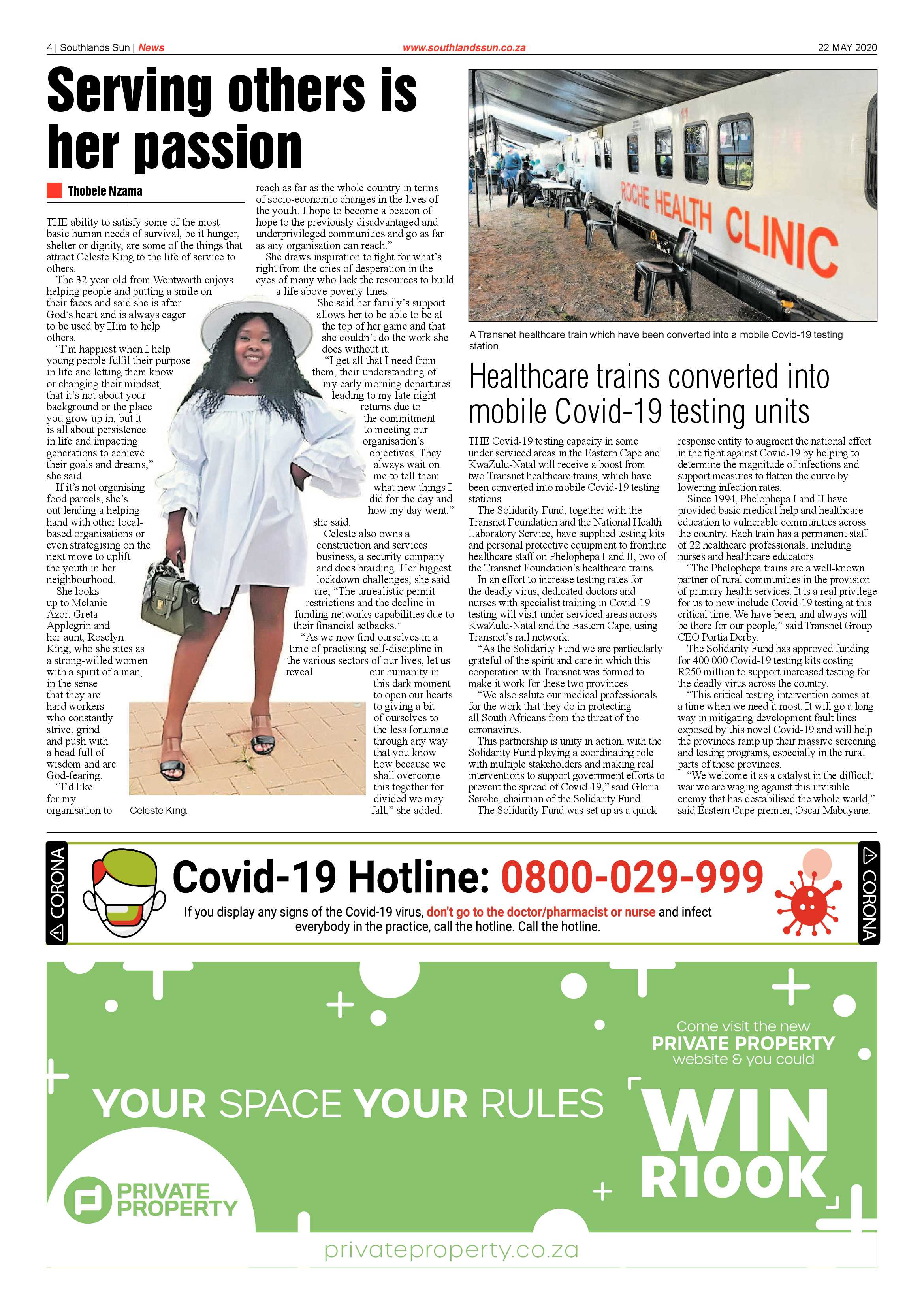 Southlands Sun 22 May 2020 page 4
