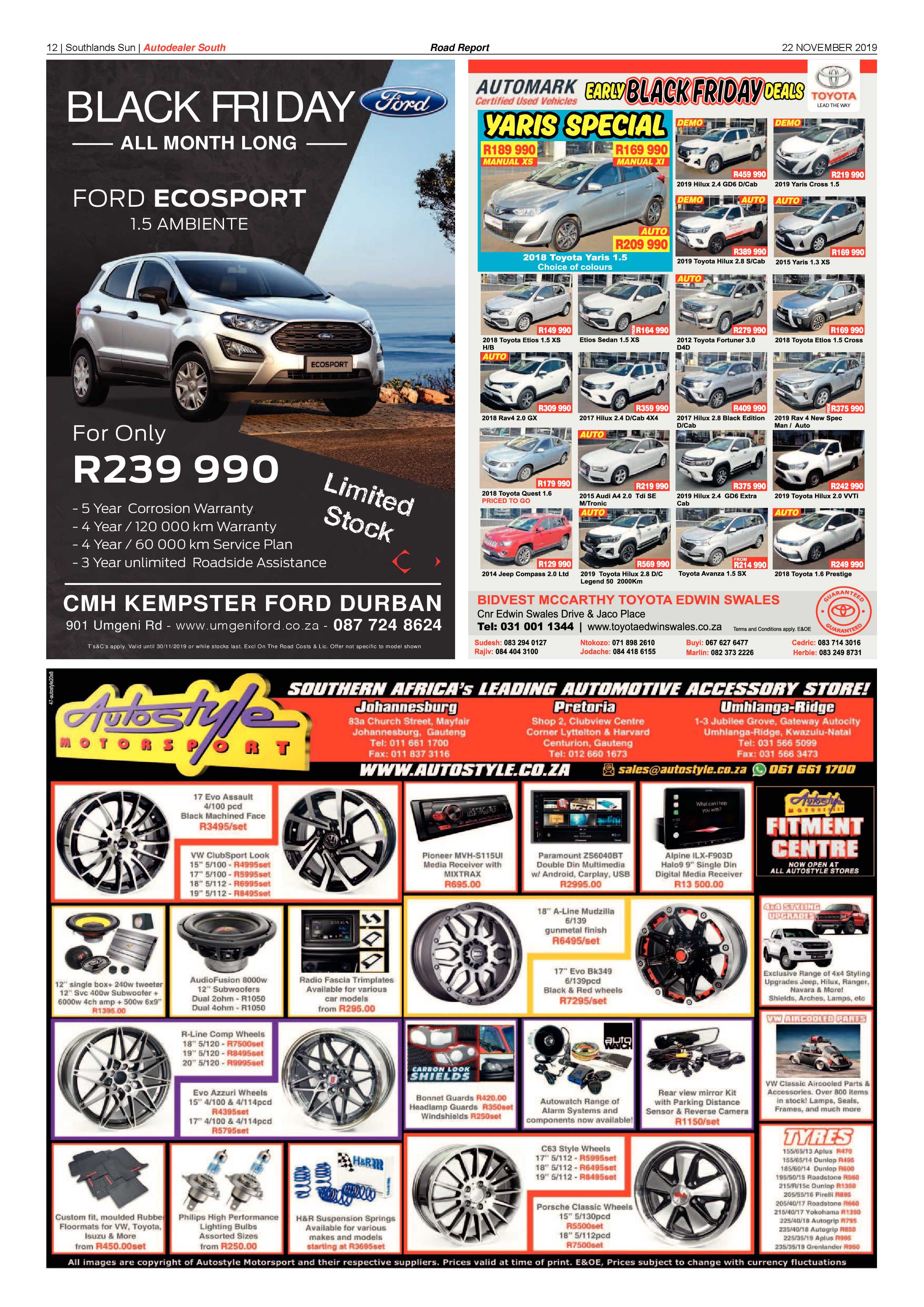 Southlands Sun 22 November 2019 page 12