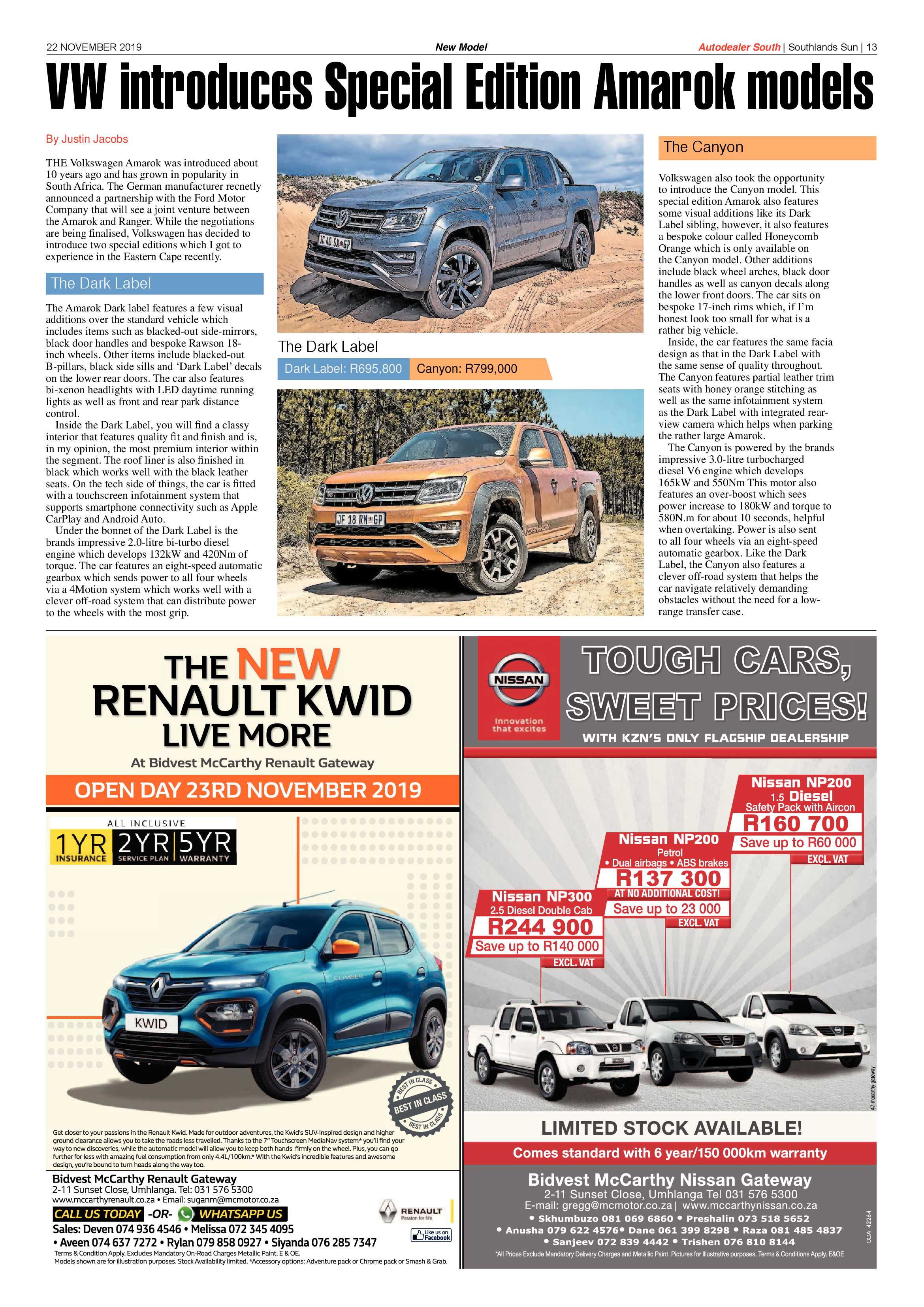 Southlands Sun 22 November 2019 page 13