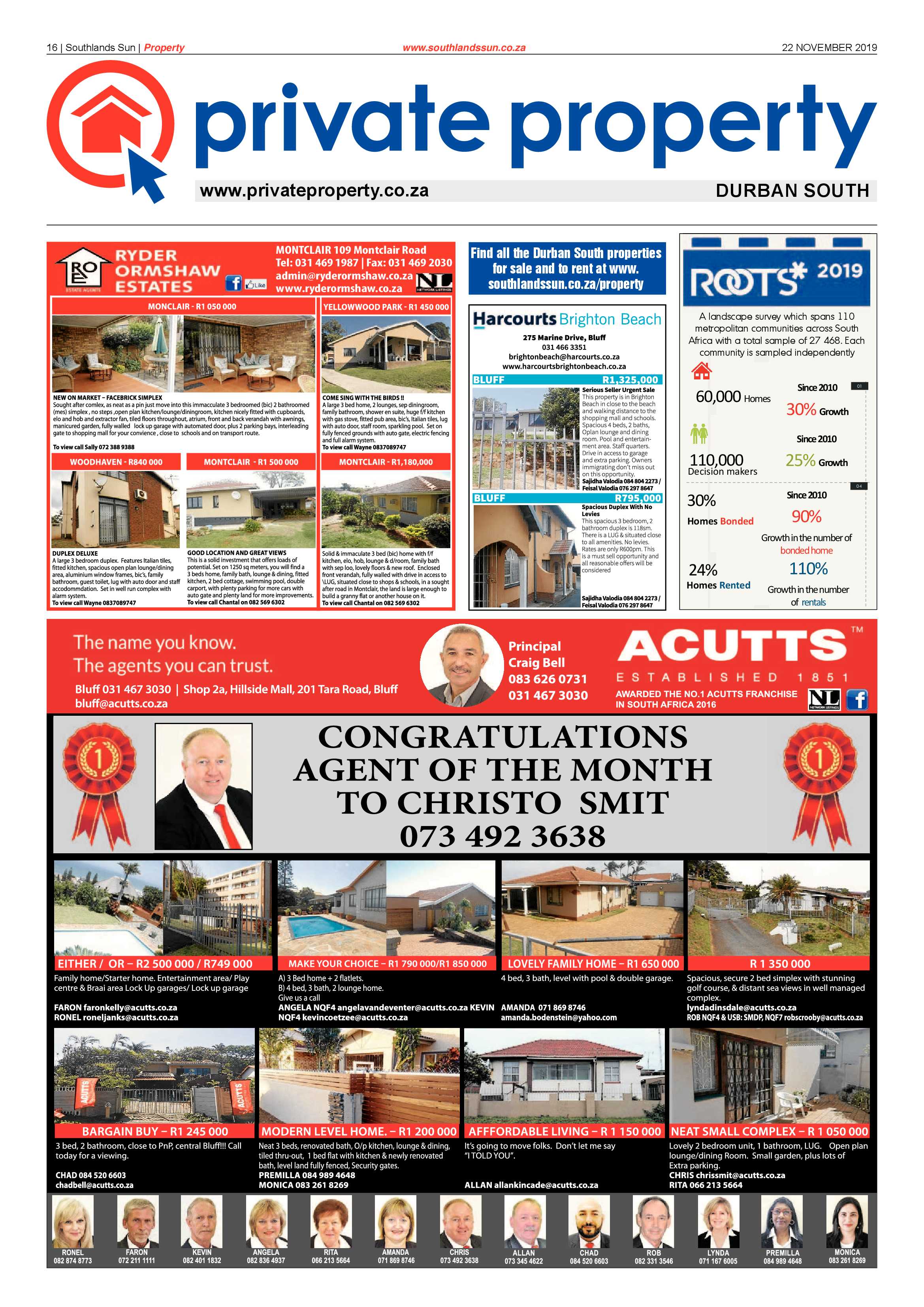 Southlands Sun 22 November 2019 page 16