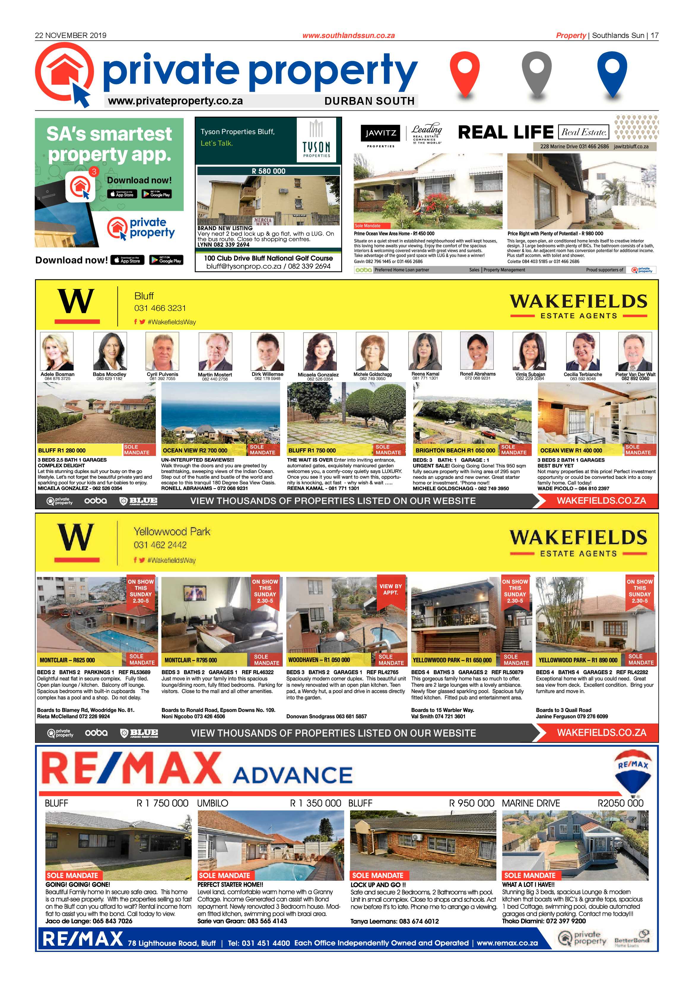 Southlands Sun 22 November 2019 page 17
