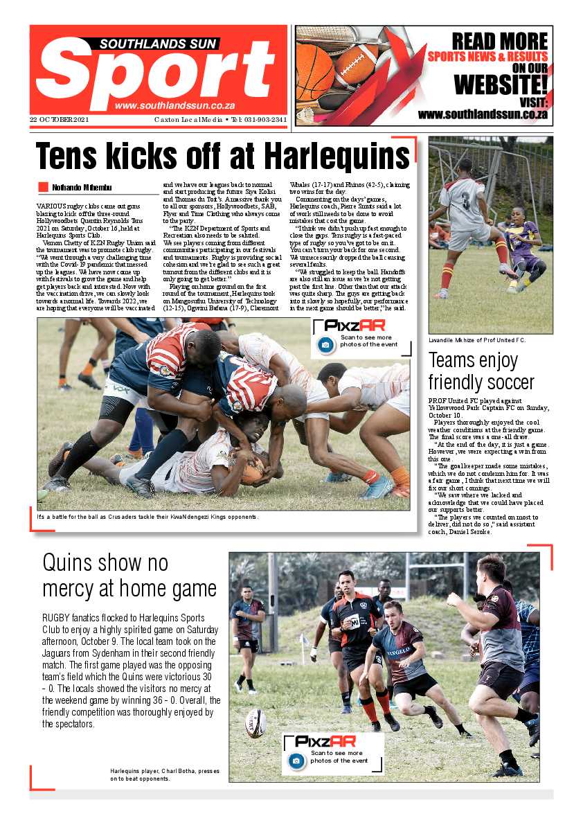 Southlands Sun 22 October 2021 page 15