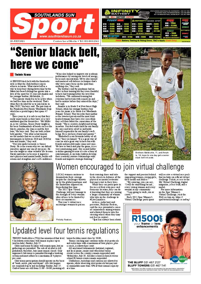 Southlands Sun 23 July 2021 page 8