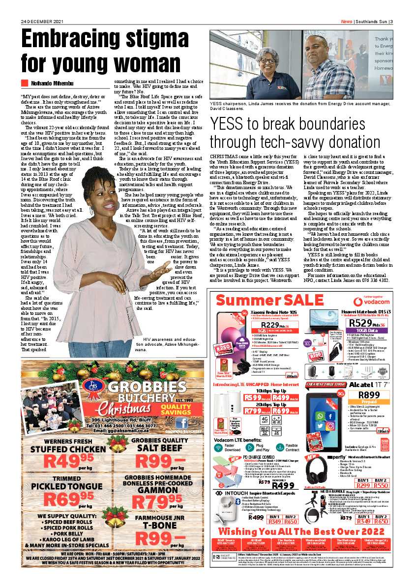 Southlands Sun 24 December 2021 page 3