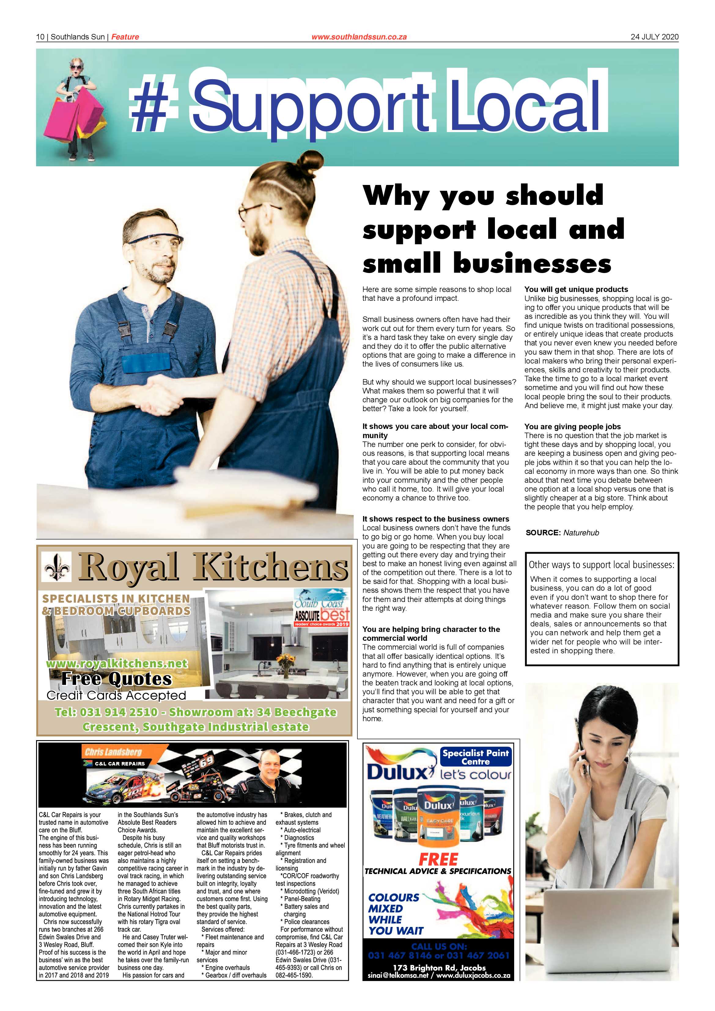 Southlands Sun 24 July 2020 page 10
