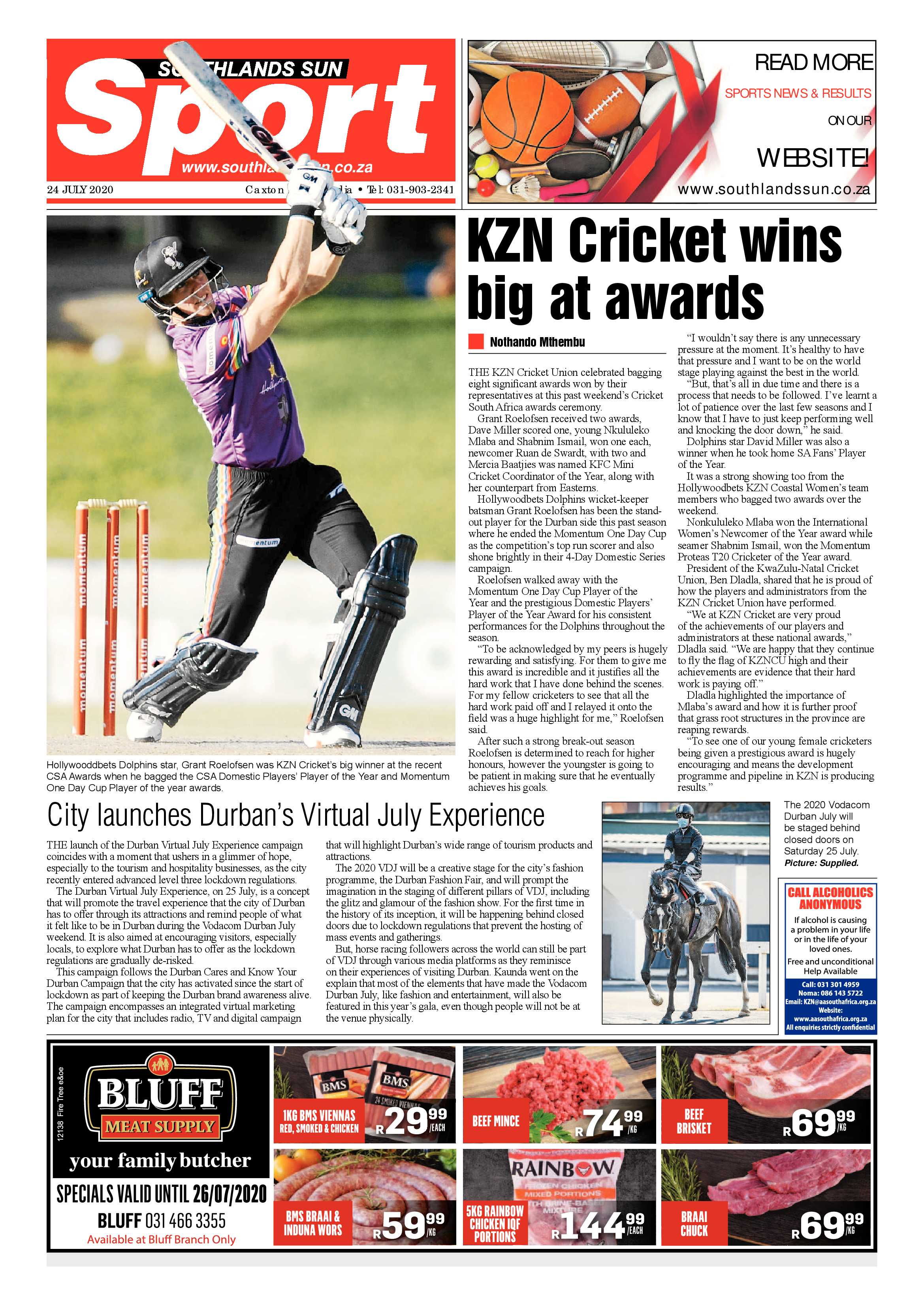 Southlands Sun 24 July 2020 page 16