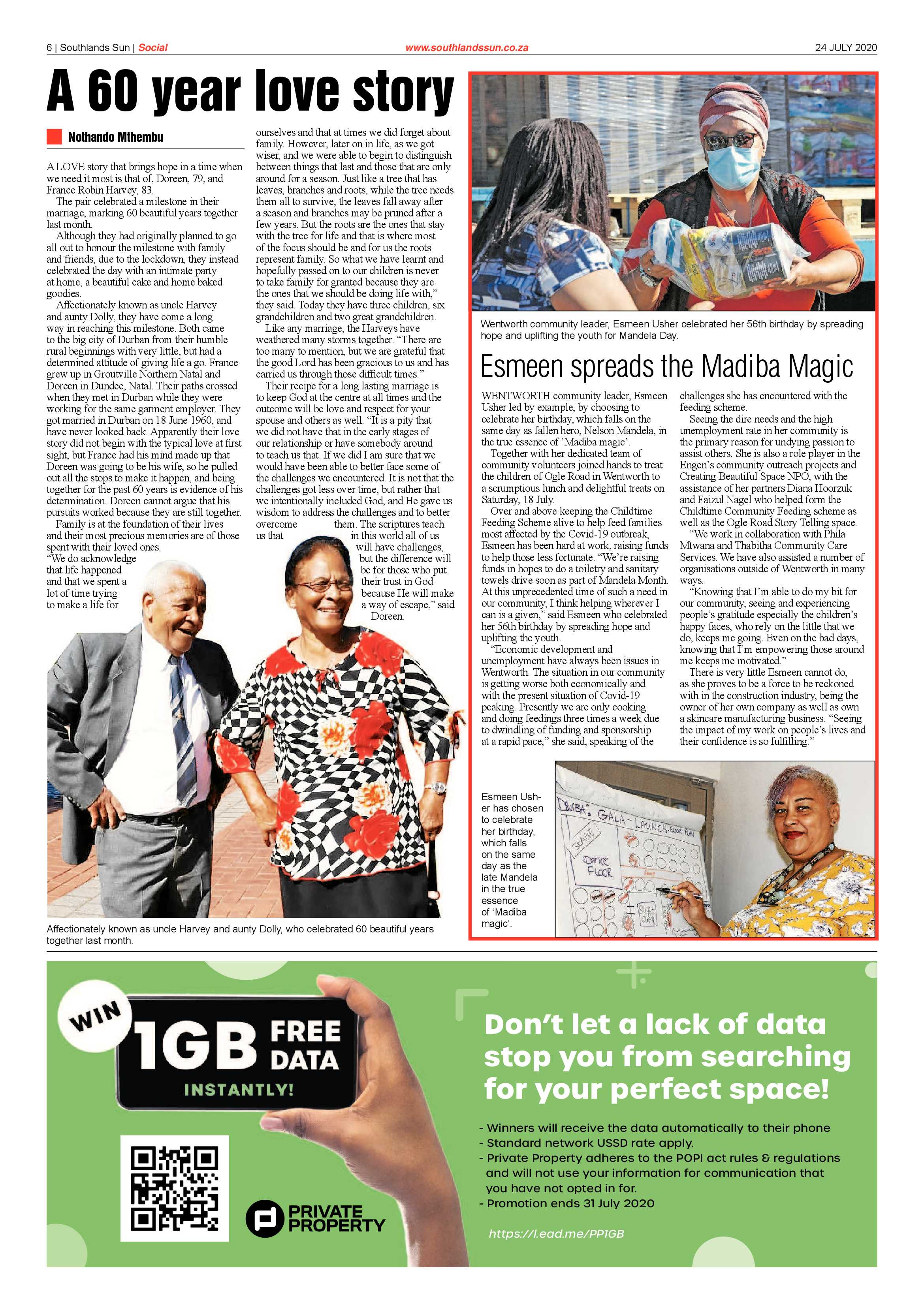 Southlands Sun 24 July 2020 page 6