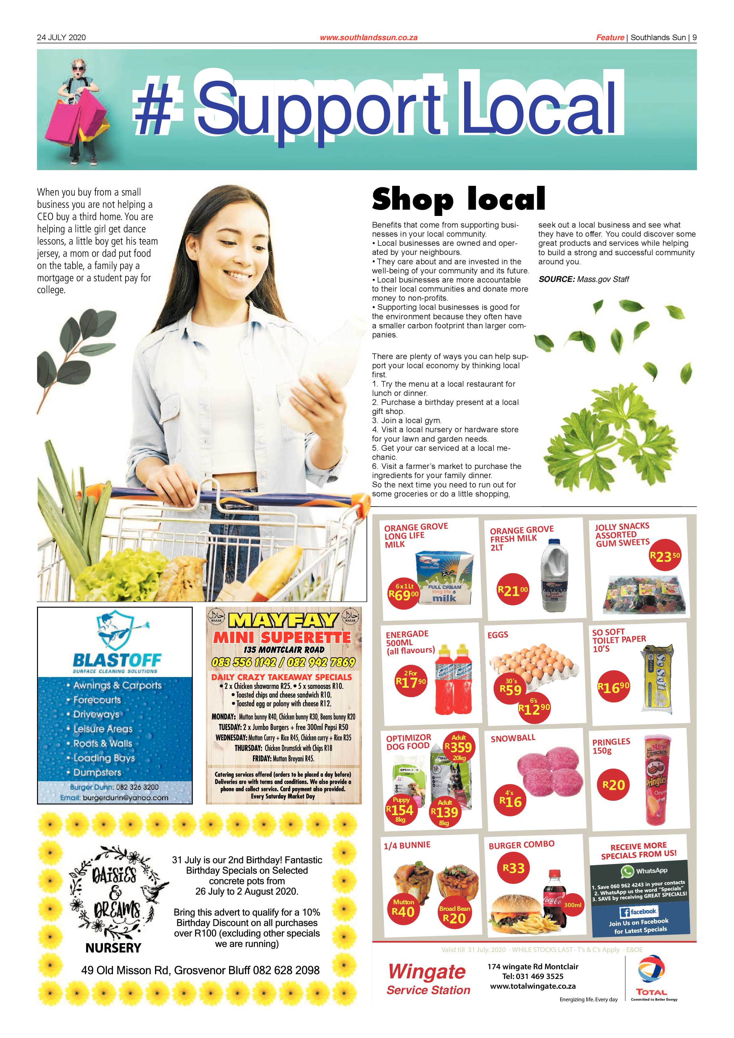Southlands Sun 24 July 2020 page 9