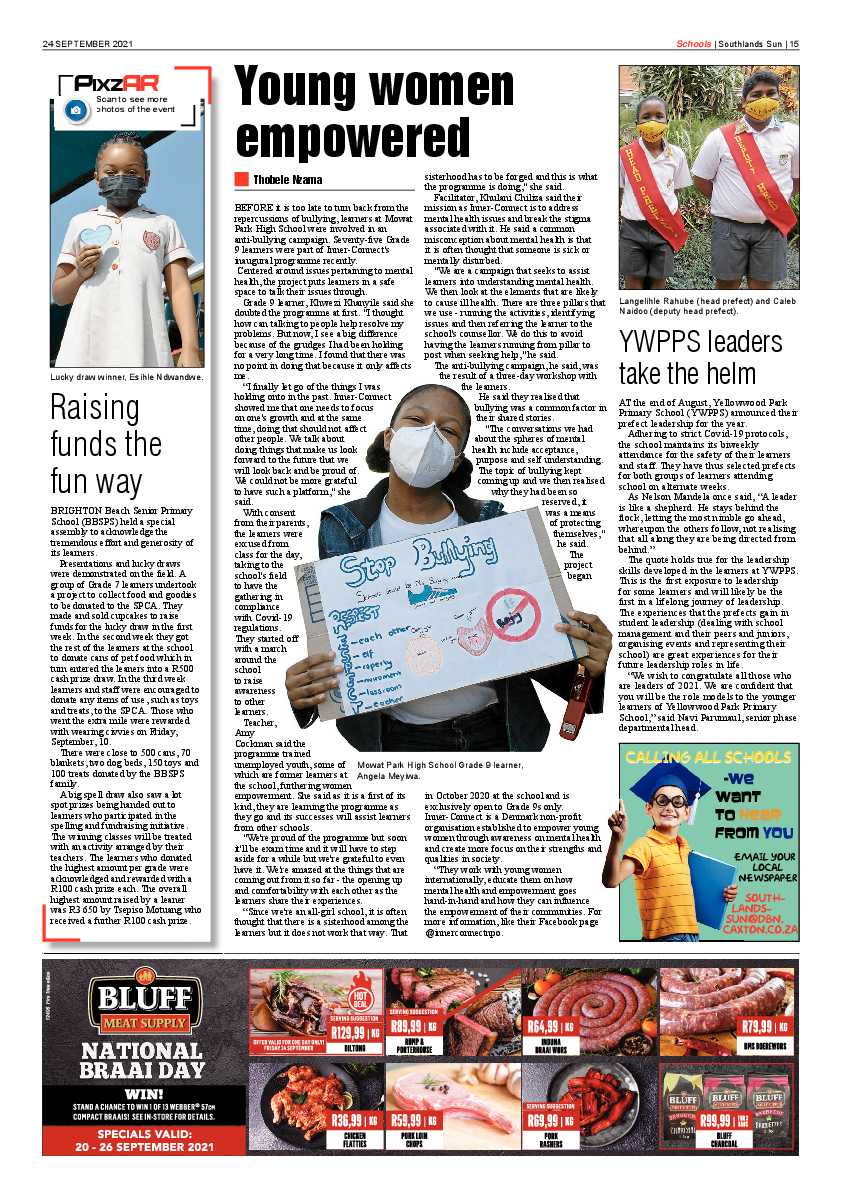 Southlands Sun 24 September 2021 page 15