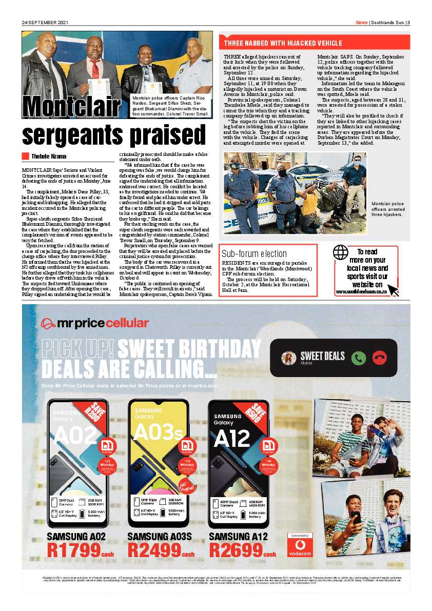 Southlands Sun 24 September 2021 page 3