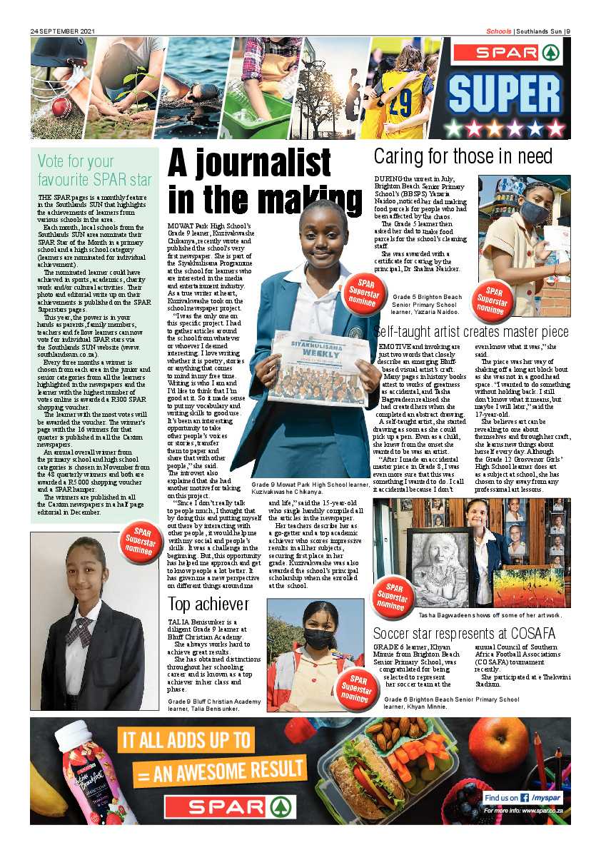 Southlands Sun 24 September 2021 page 9