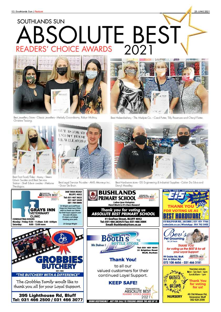 Southlands Sun 25 June 2021 page 12
