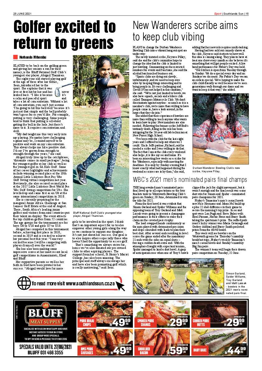 Southlands Sun 25 June 2021 page 15