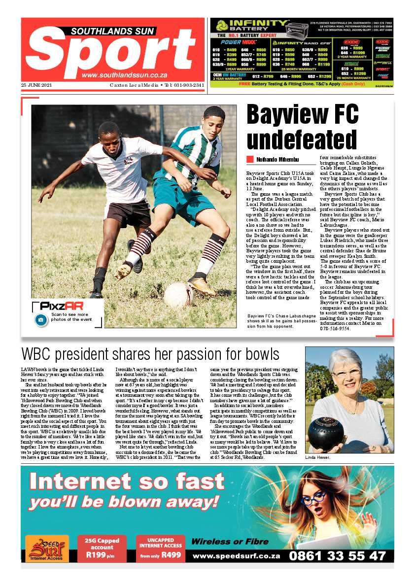 Southlands Sun 25 June 2021 page 16