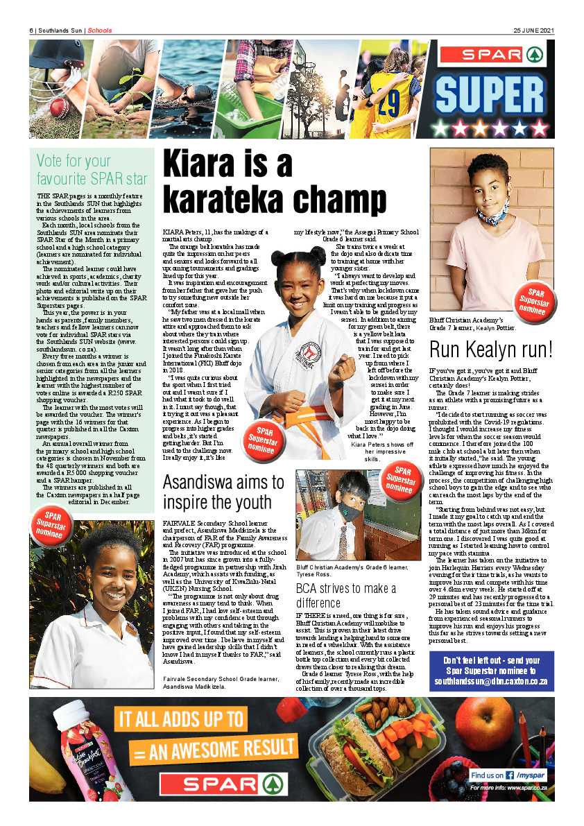 Southlands Sun 25 June 2021 page 6