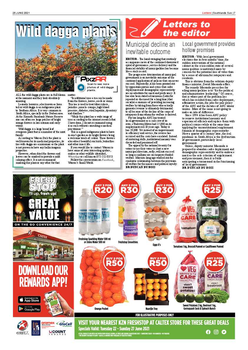 Southlands Sun 25 June 2021 page 7
