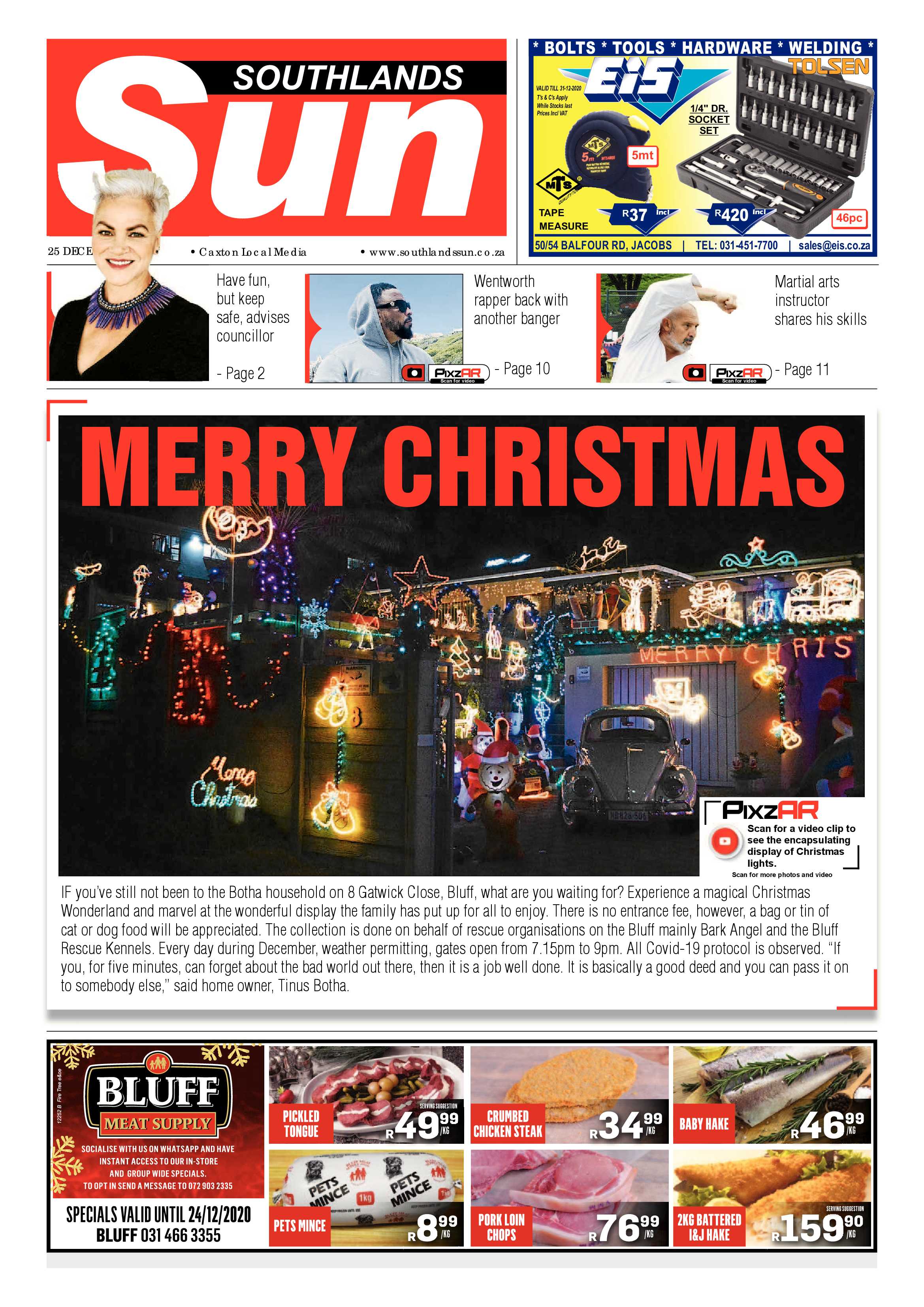 Southlands Sun 25 November 2020 page 1