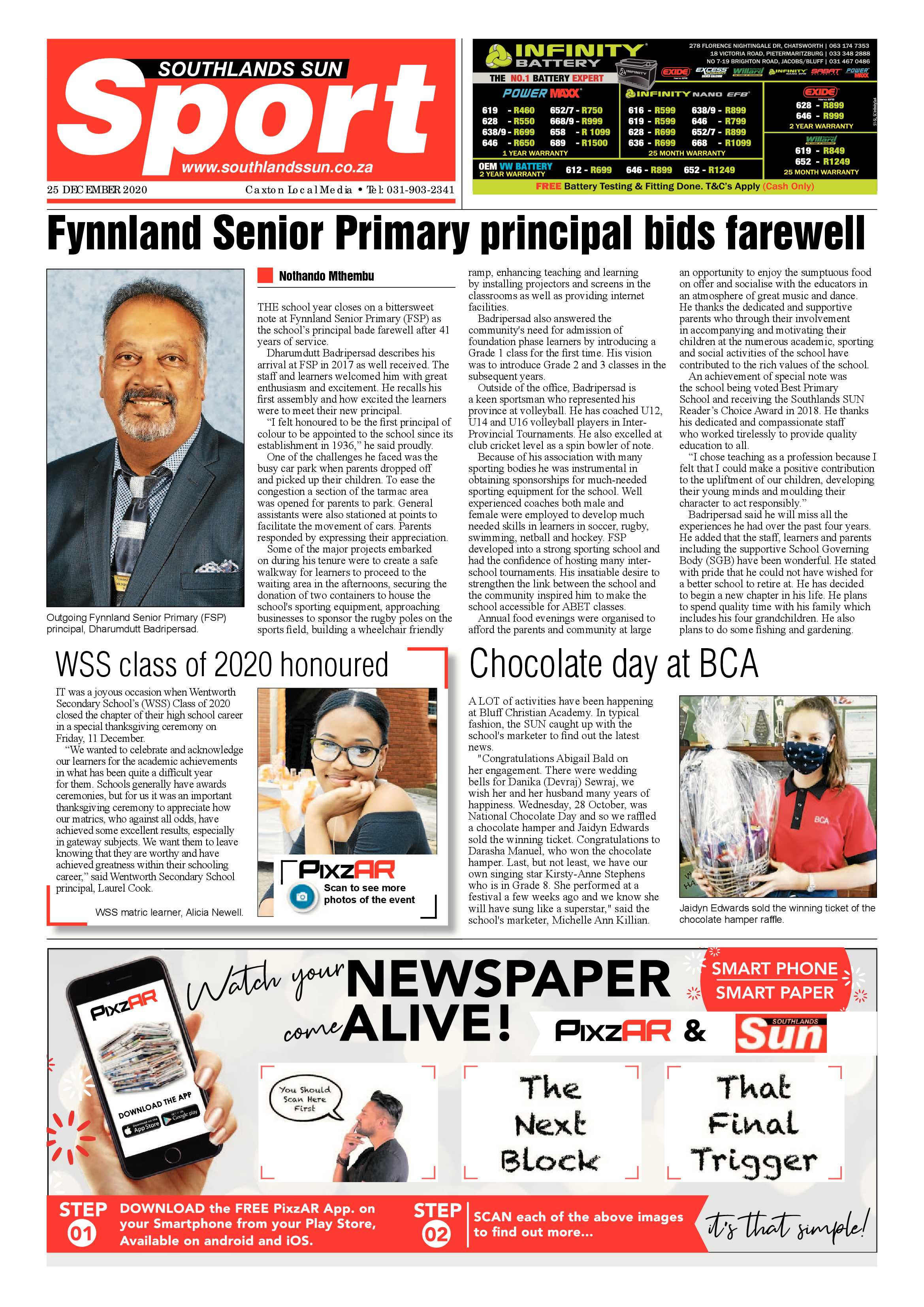 Southlands Sun 25 November 2020 page 12