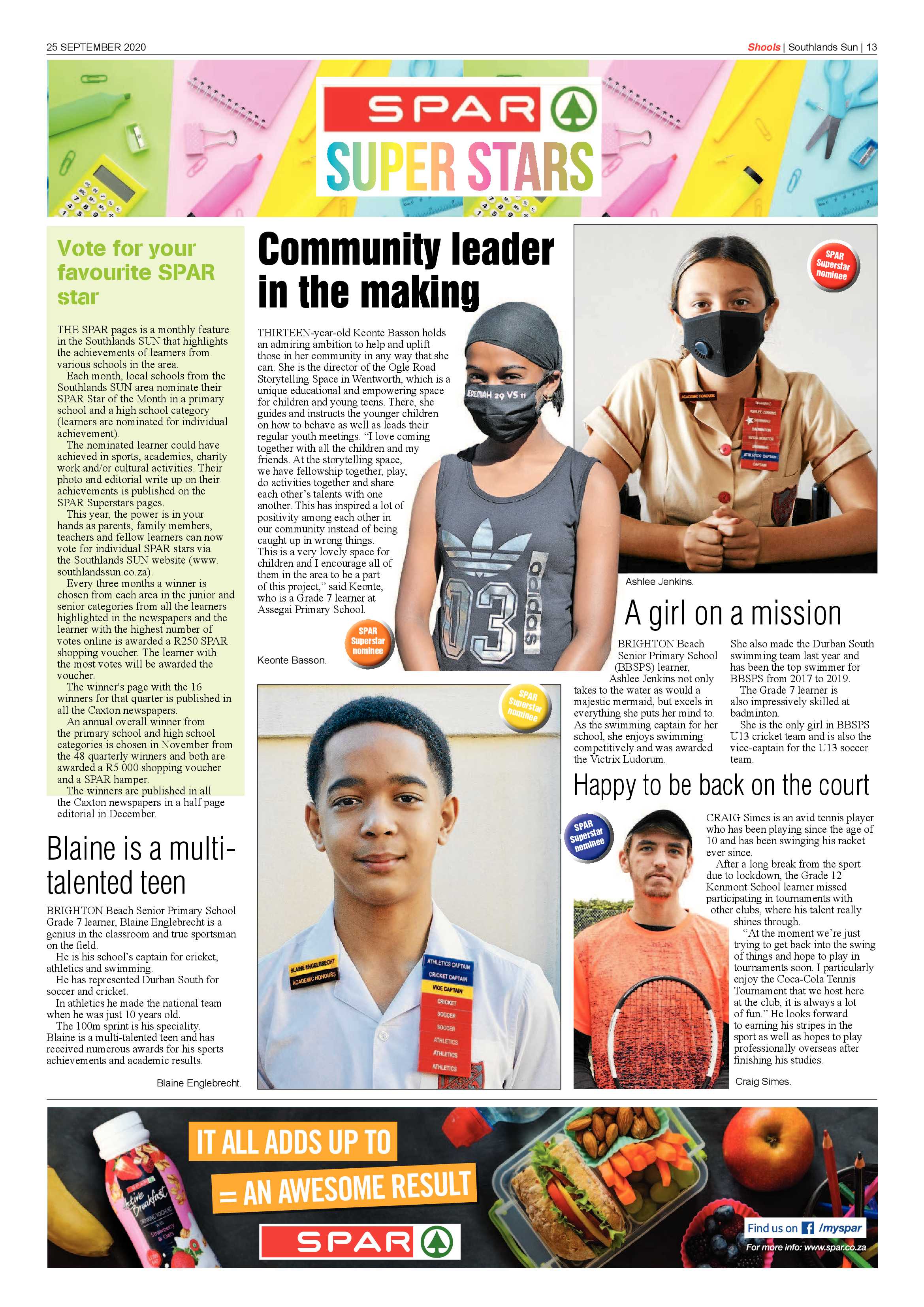 Southlands Sun 25 September 2020 page 13