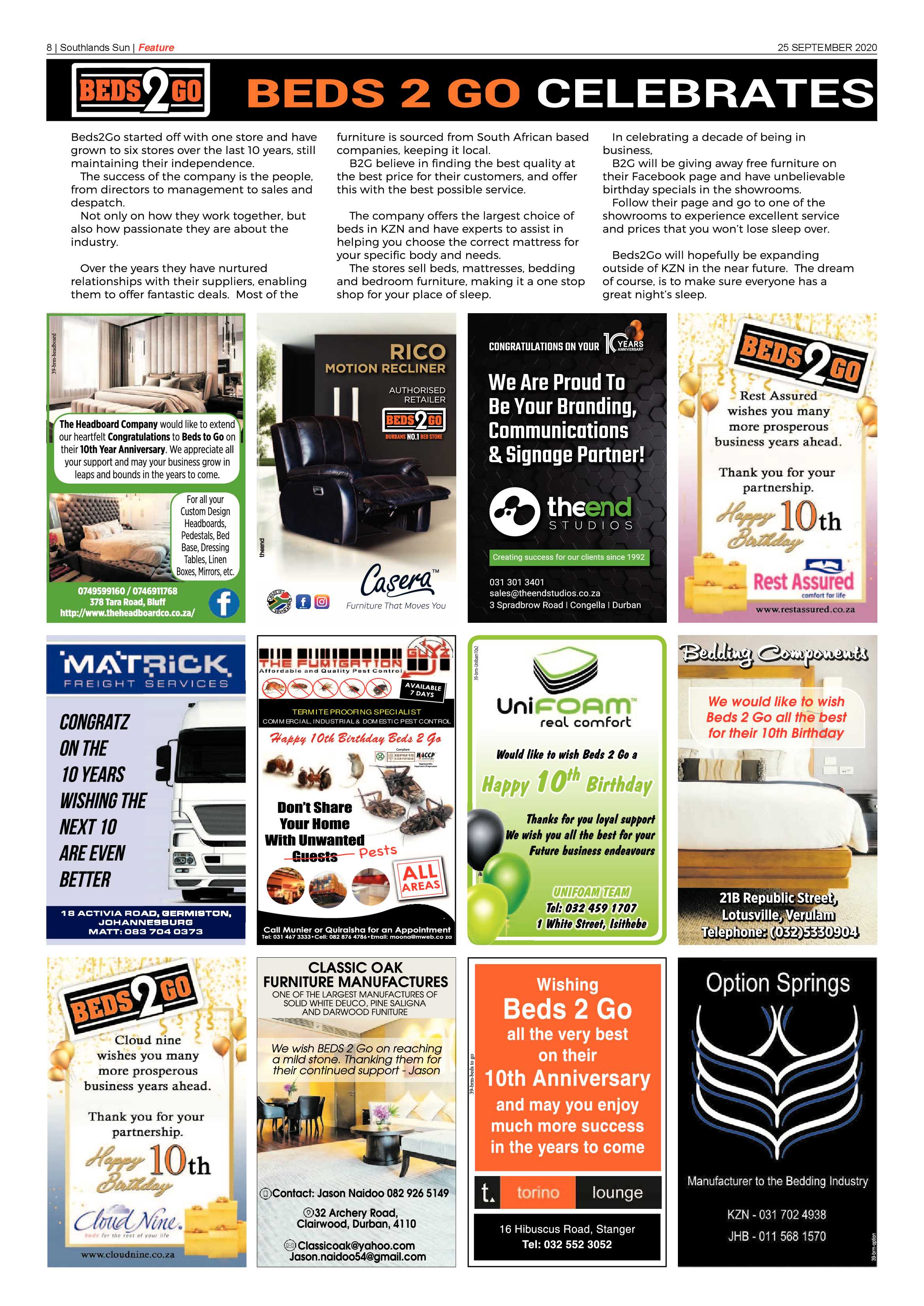Southlands Sun 25 September 2020 page 8