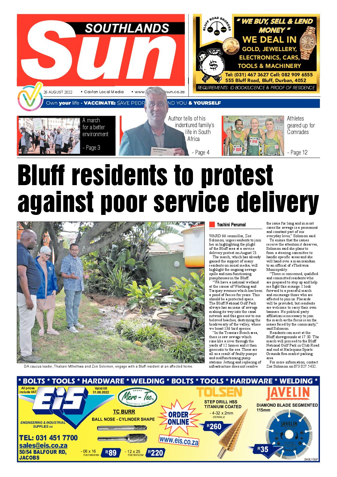 Southlands Sun 26 August 2022 page 1