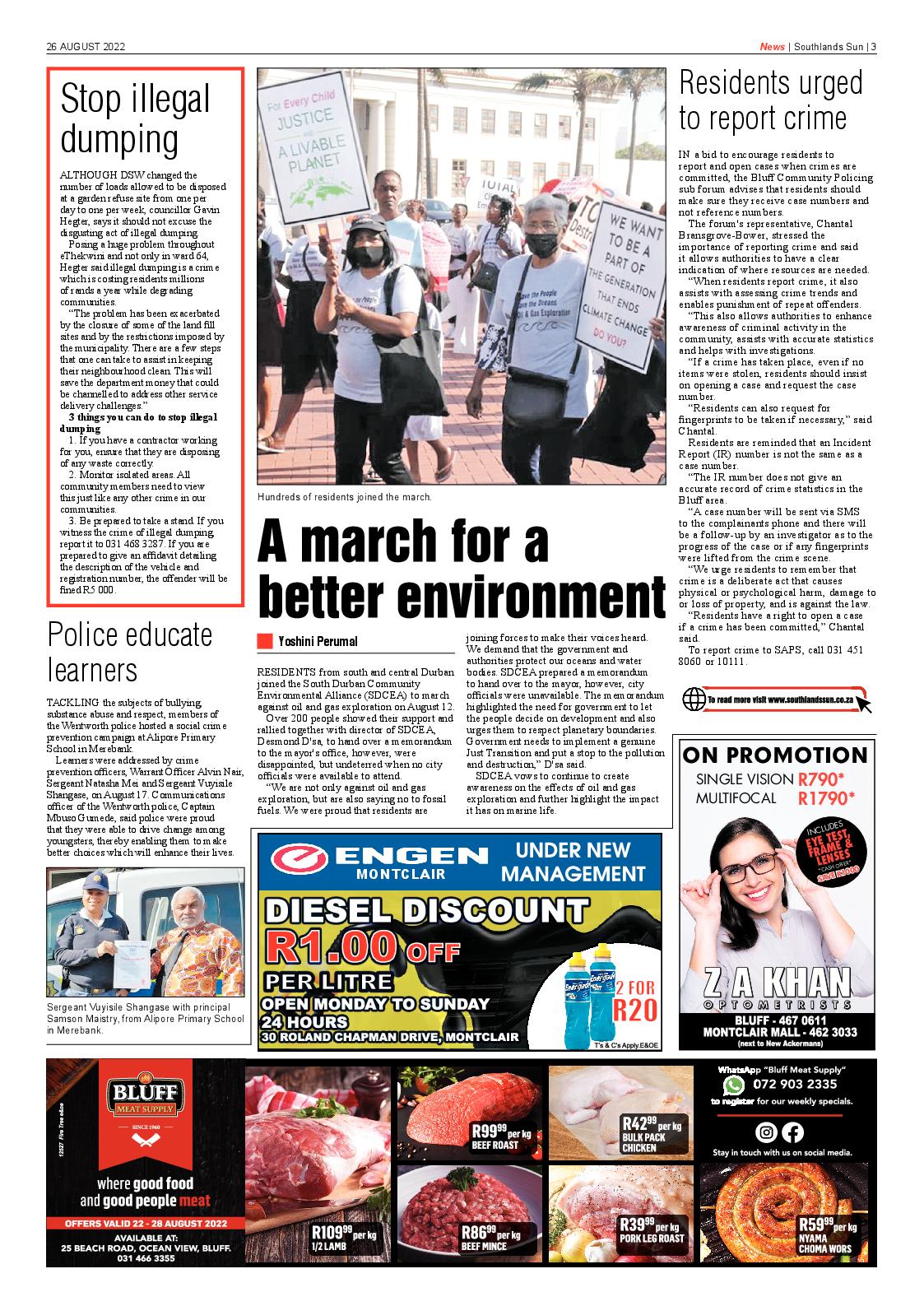 Southlands Sun 26 August 2022 page 3