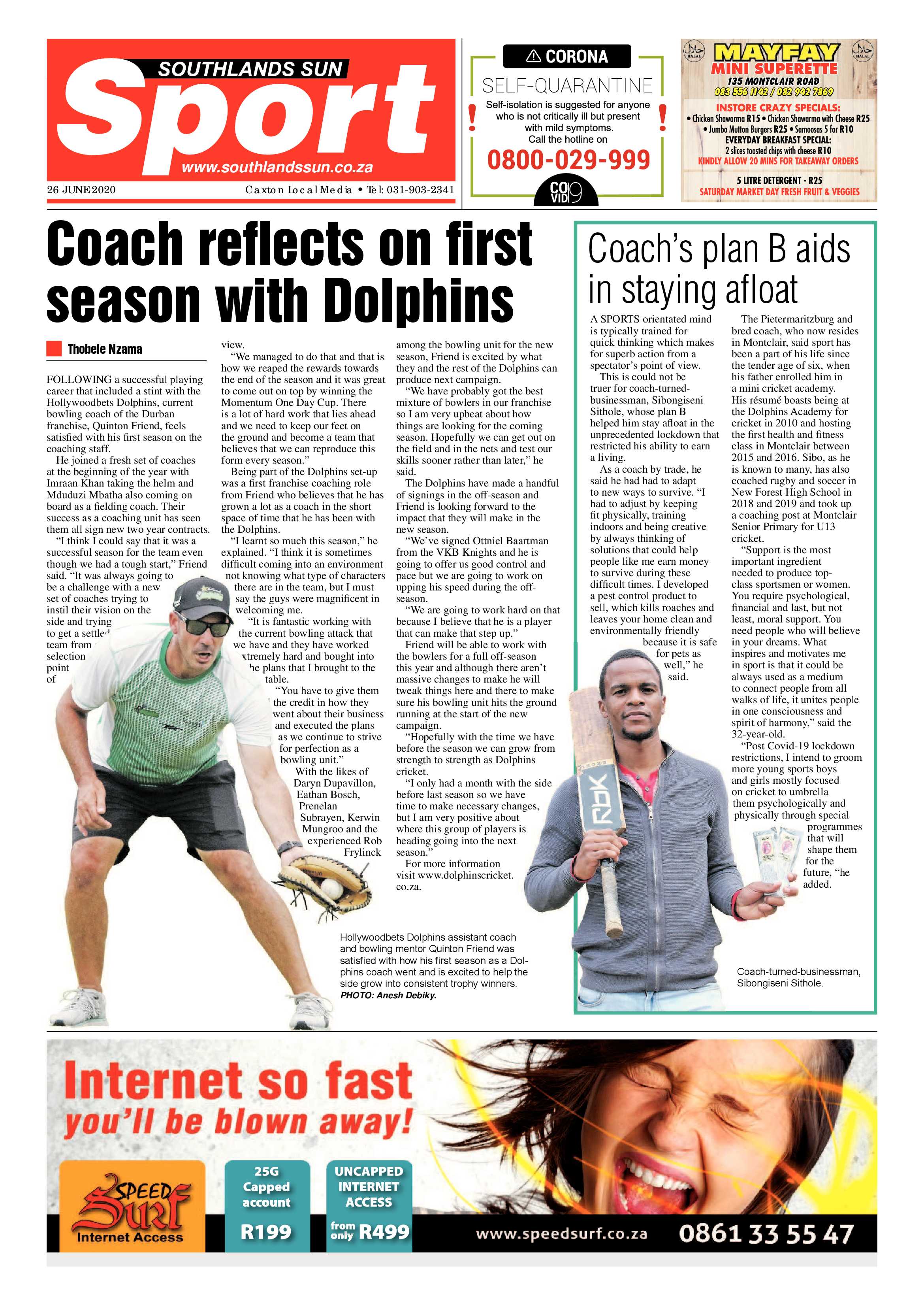 Southlands Sun 26 June 2020 page 12