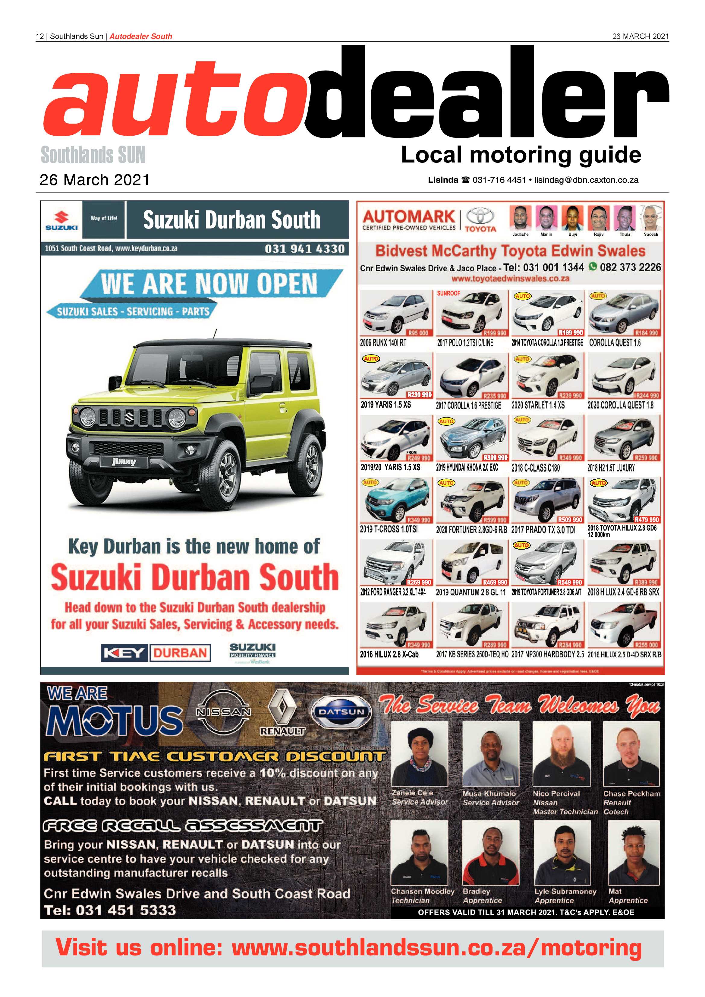 Southlands Sun 26 March 2021 page 12