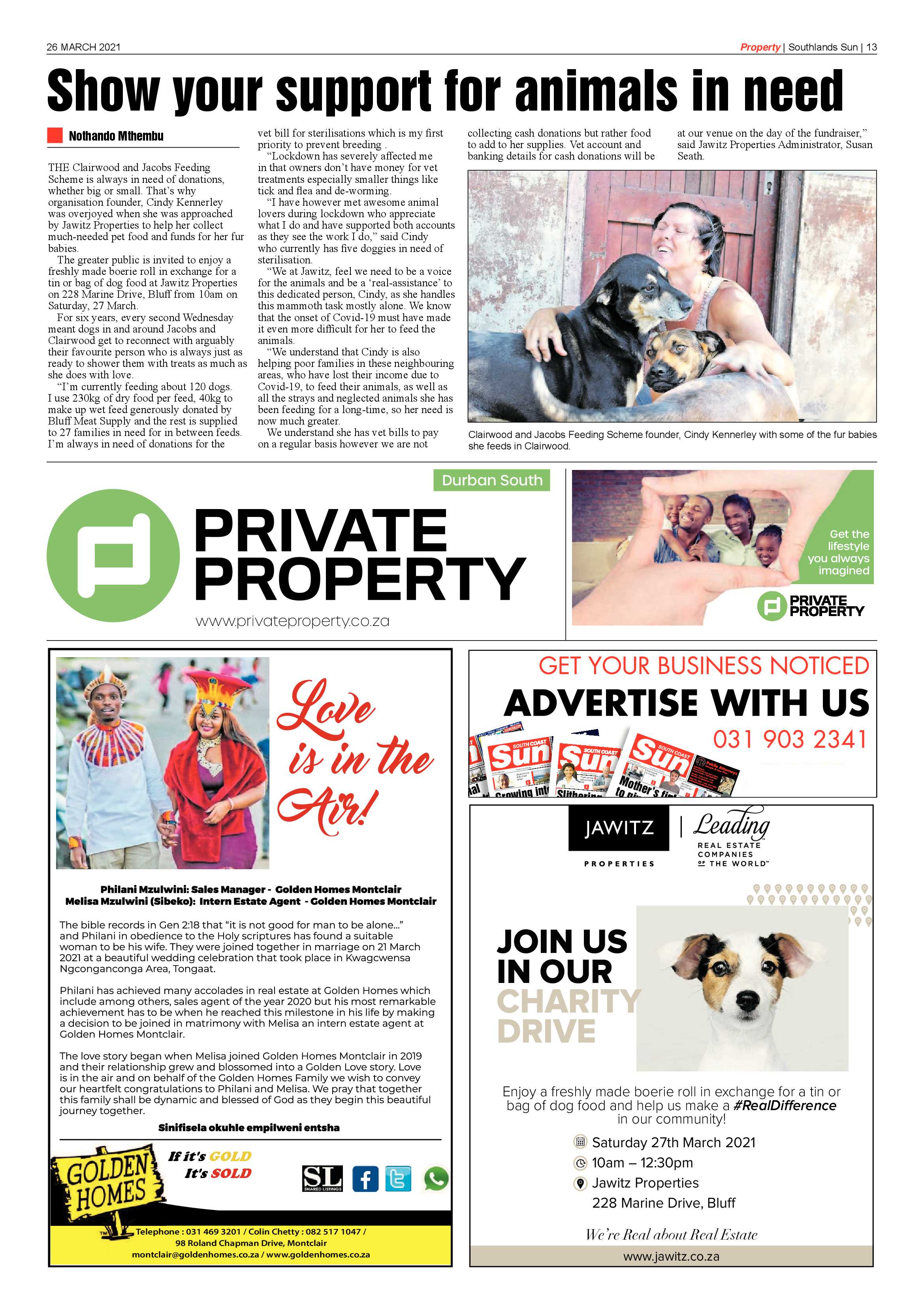 Southlands Sun 26 March 2021 page 13