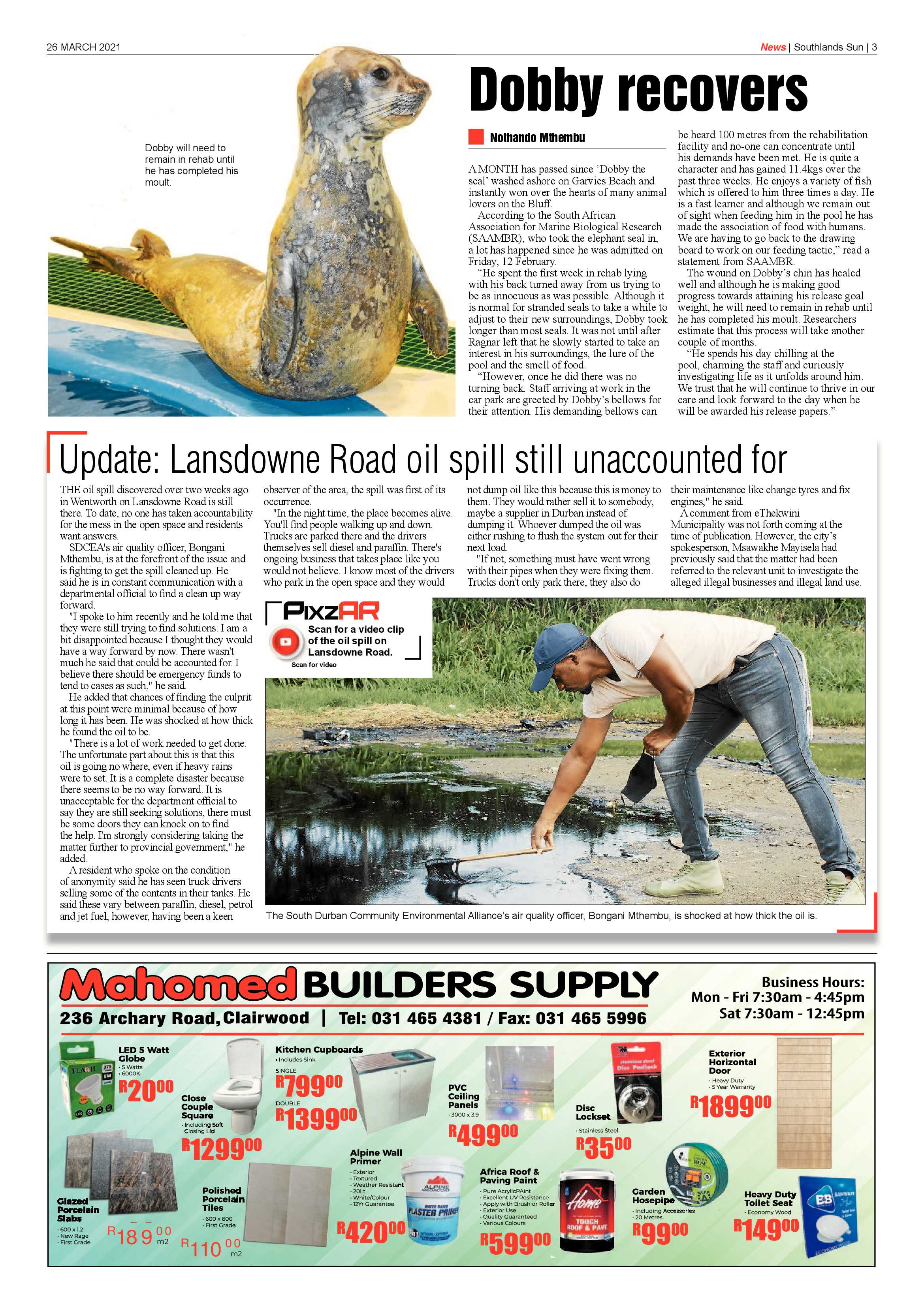 Southlands Sun 26 March 2021 page 3