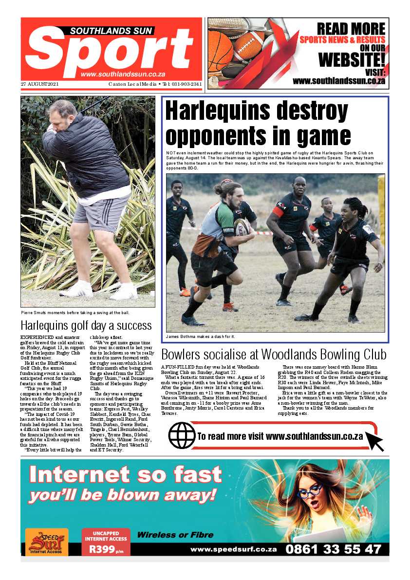 Southlands Sun 27 August  2021 page 15