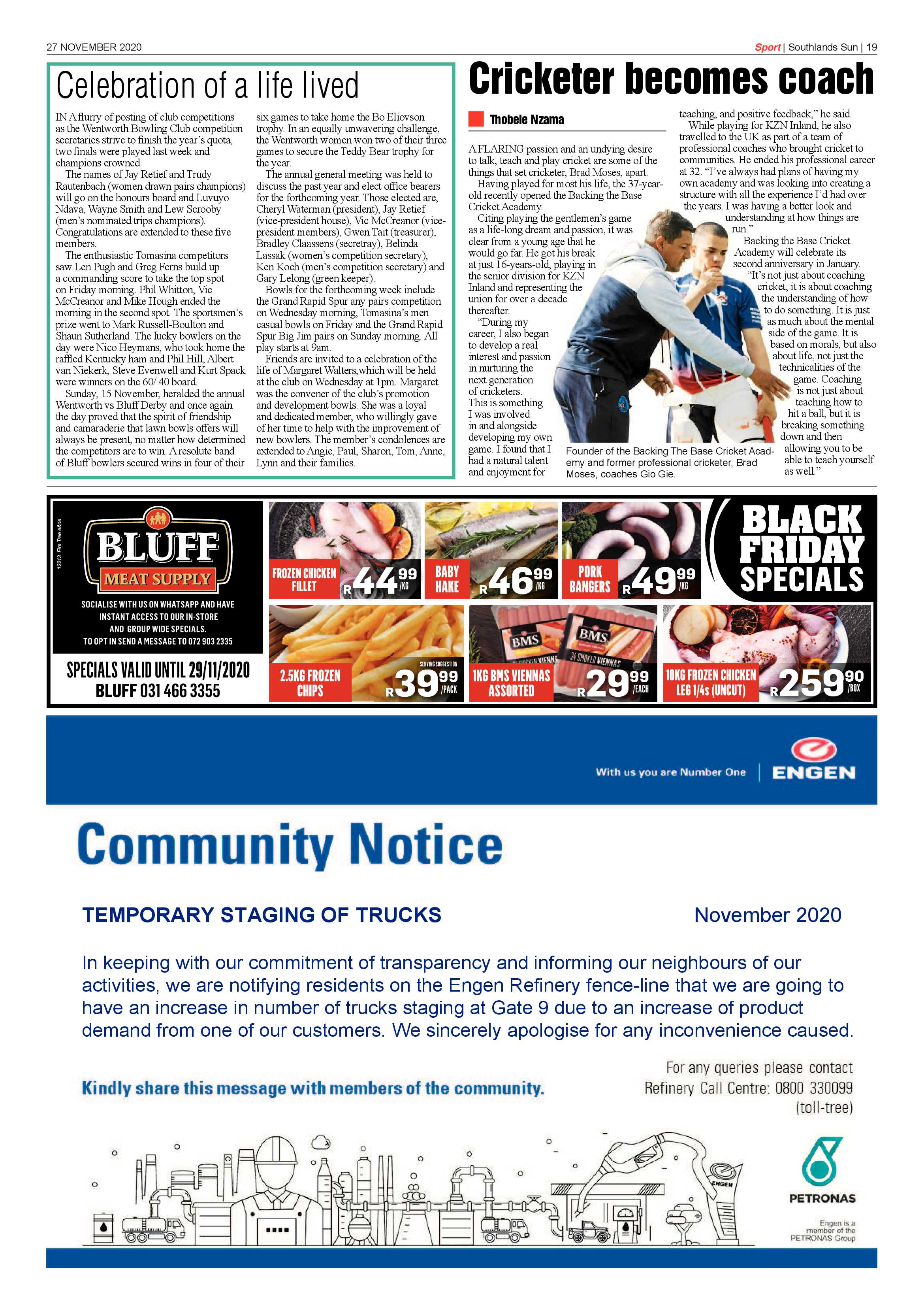 Southlands Sun 27 November 2020 page 18