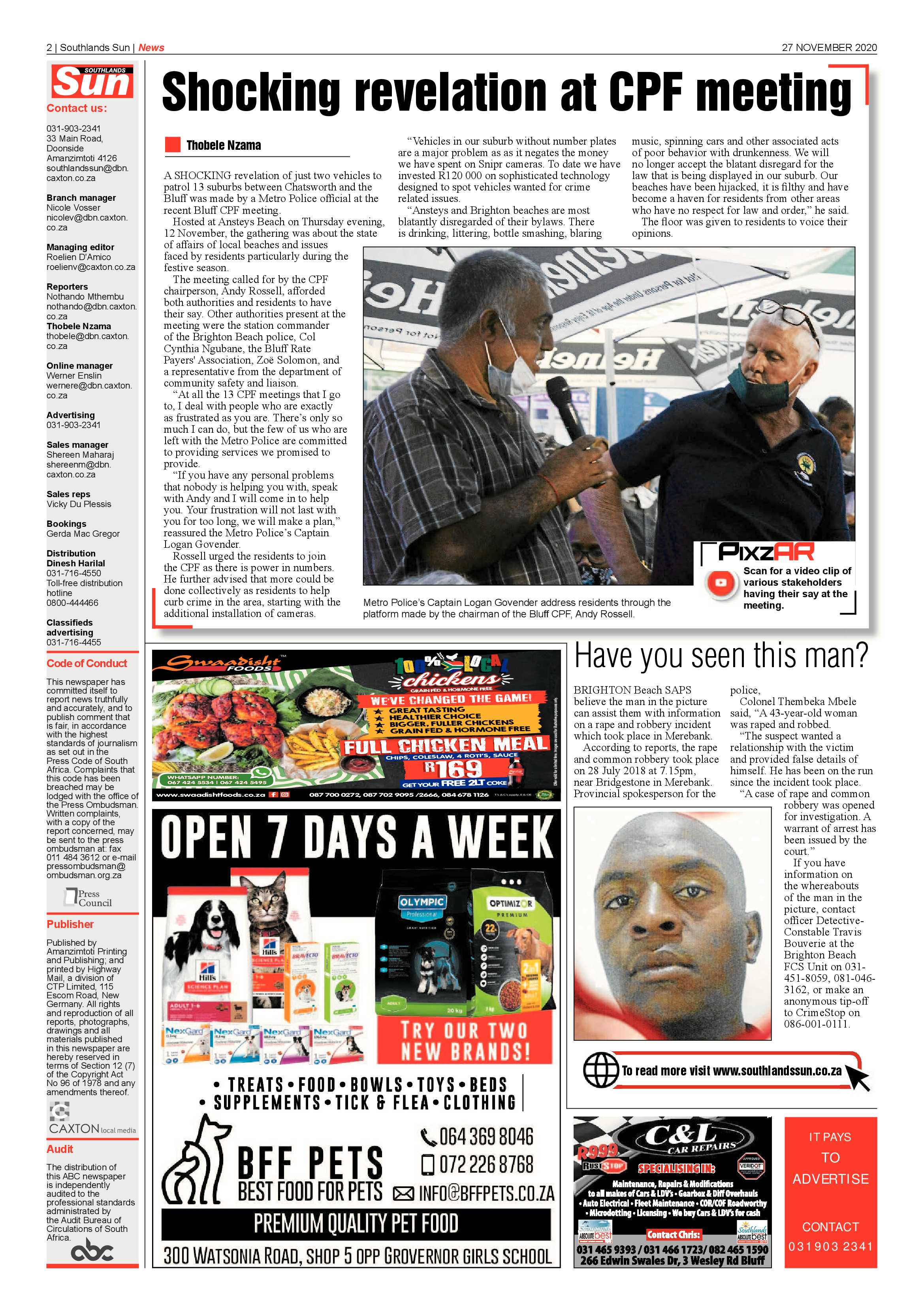 Southlands Sun 27 November 2020 page 2