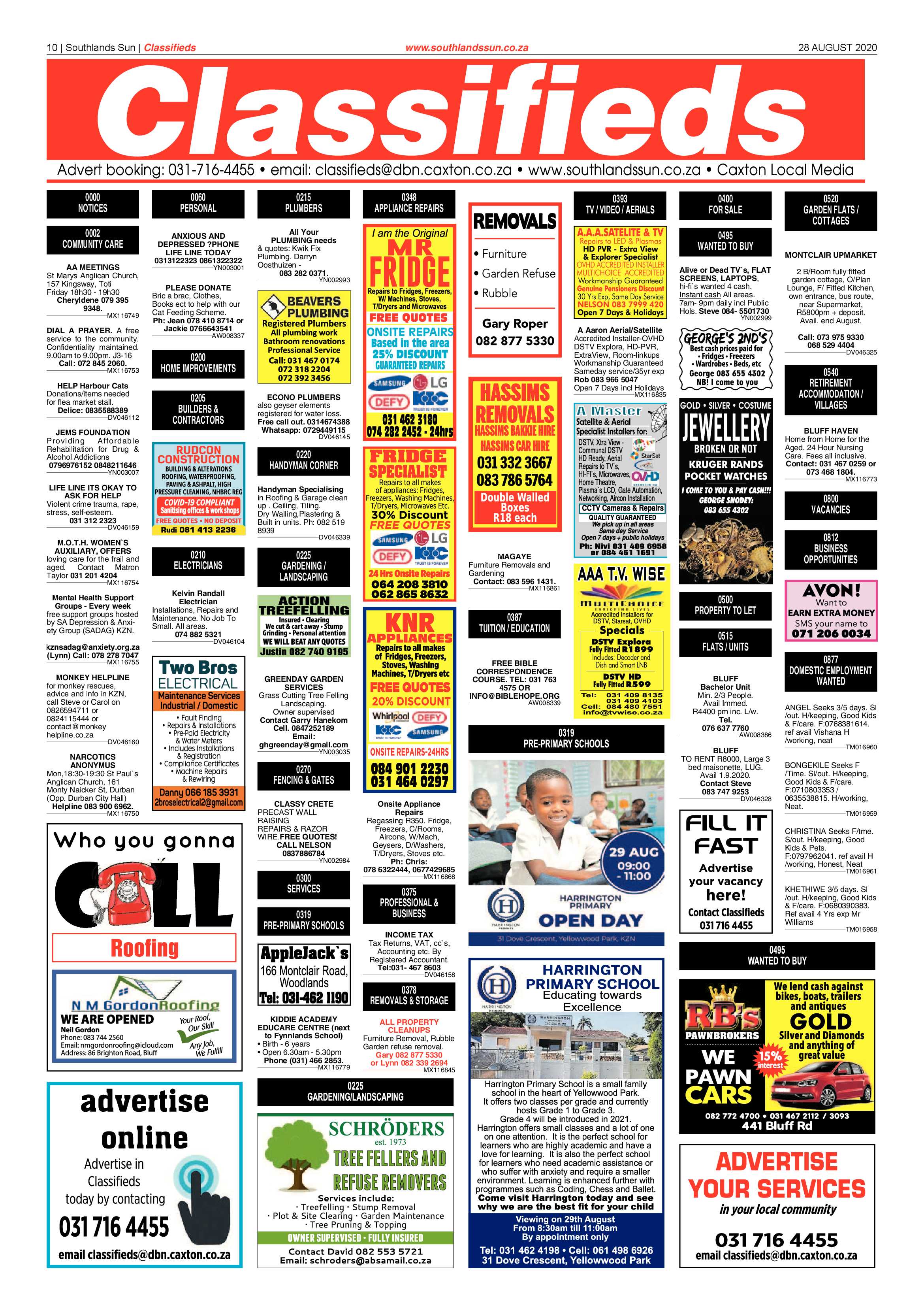 Southlands Sun 28 August 2020 page 10