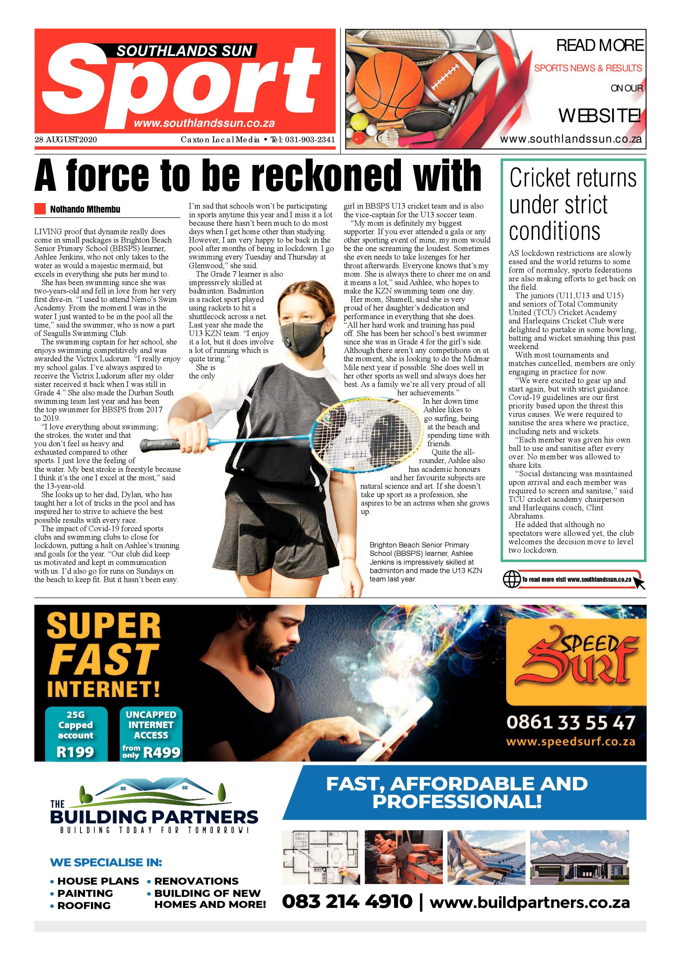 Southlands Sun 28 August 2020 page 12