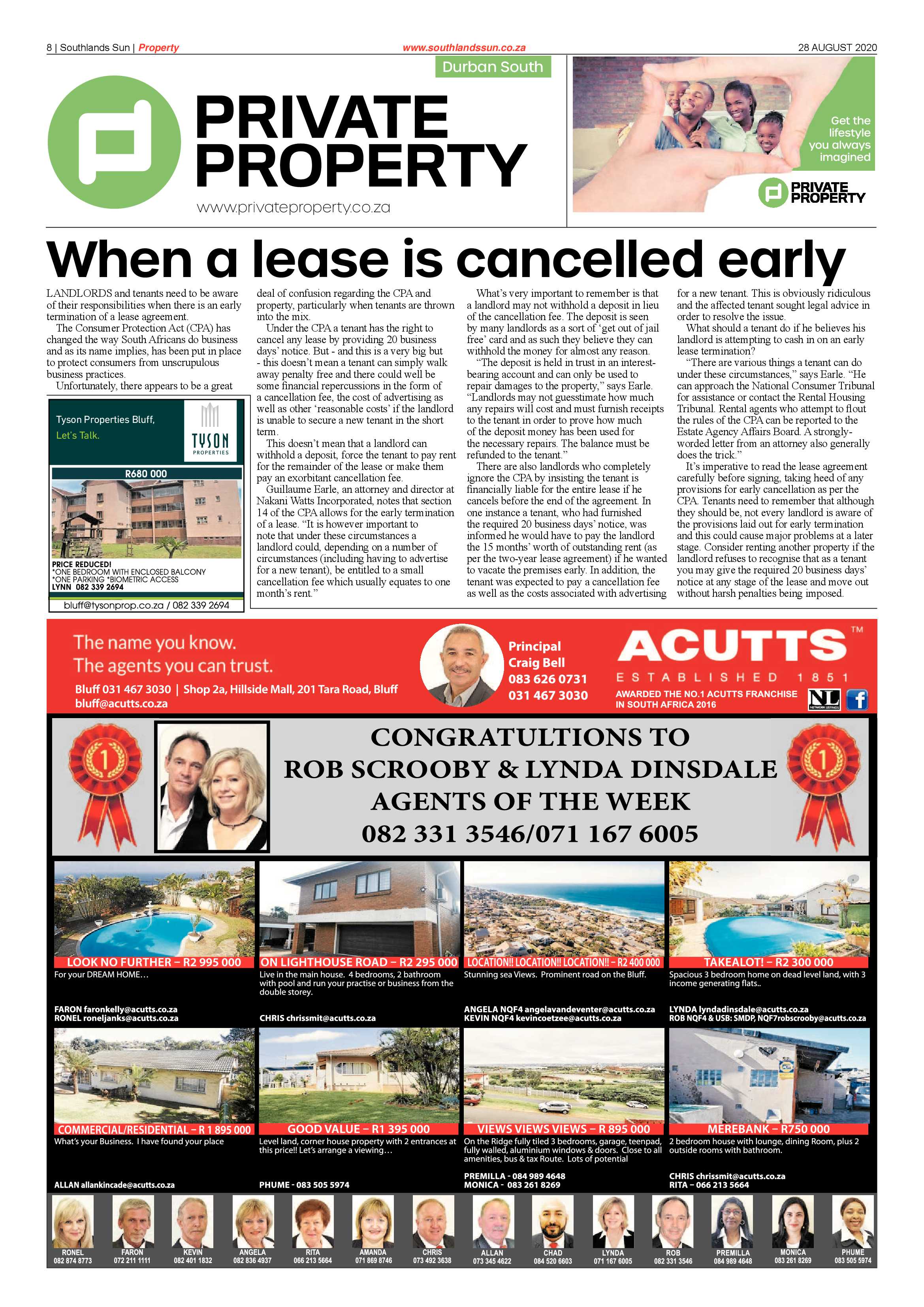 Southlands Sun 28 August 2020 page 8