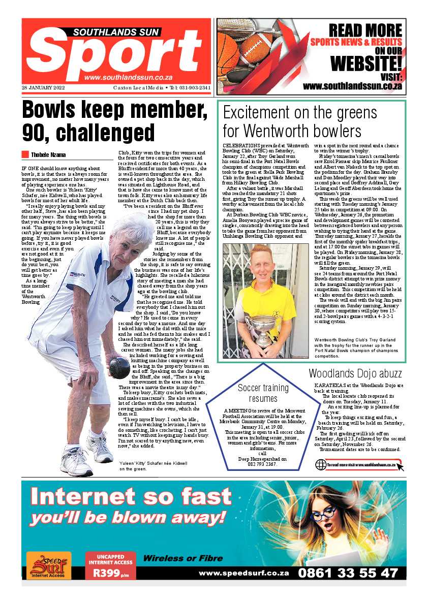 Southlands Sun 28 January 2022 page 12