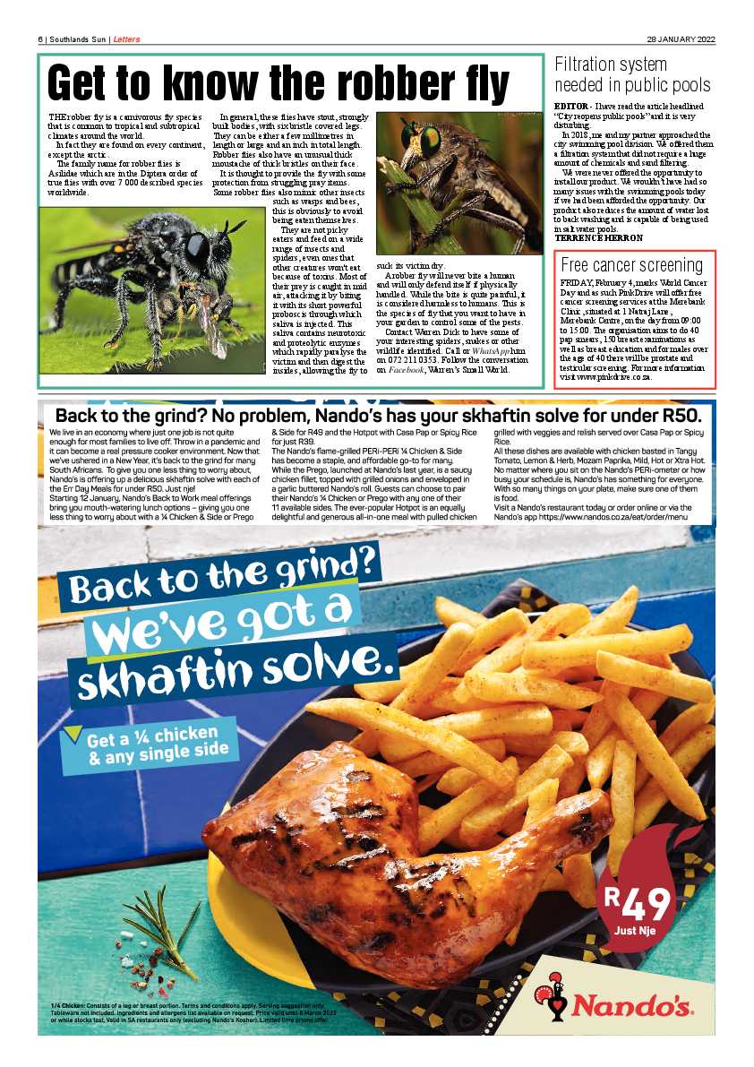 Southlands Sun 28 January 2022 page 6