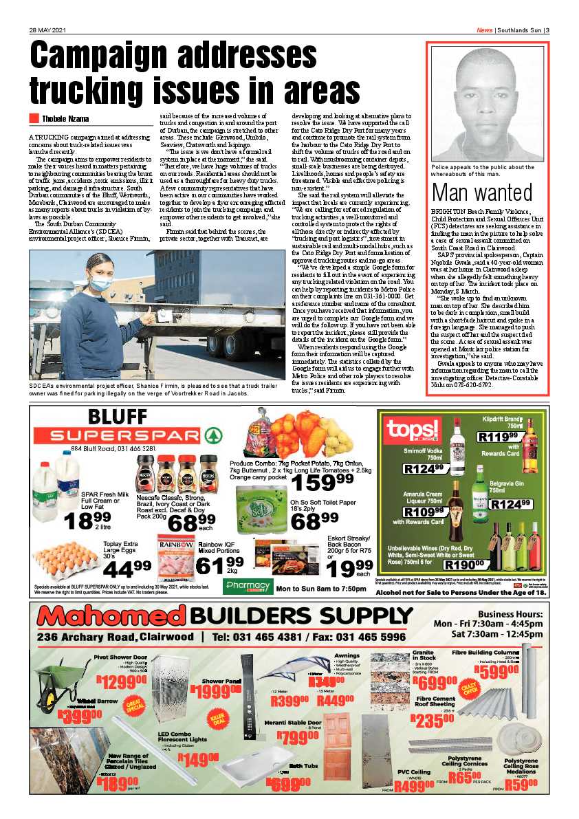Southlands Sun 28 May 2021 page 3