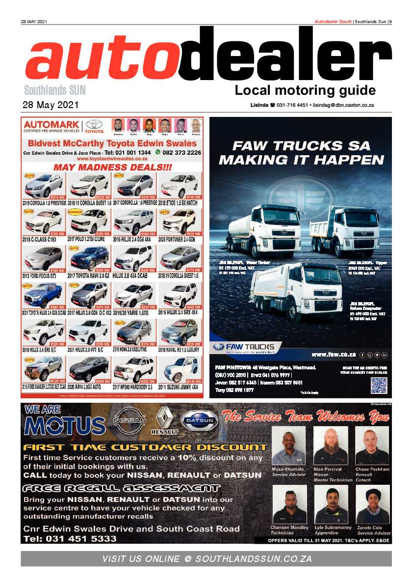 Southlands Sun 28 May 2021 page 9