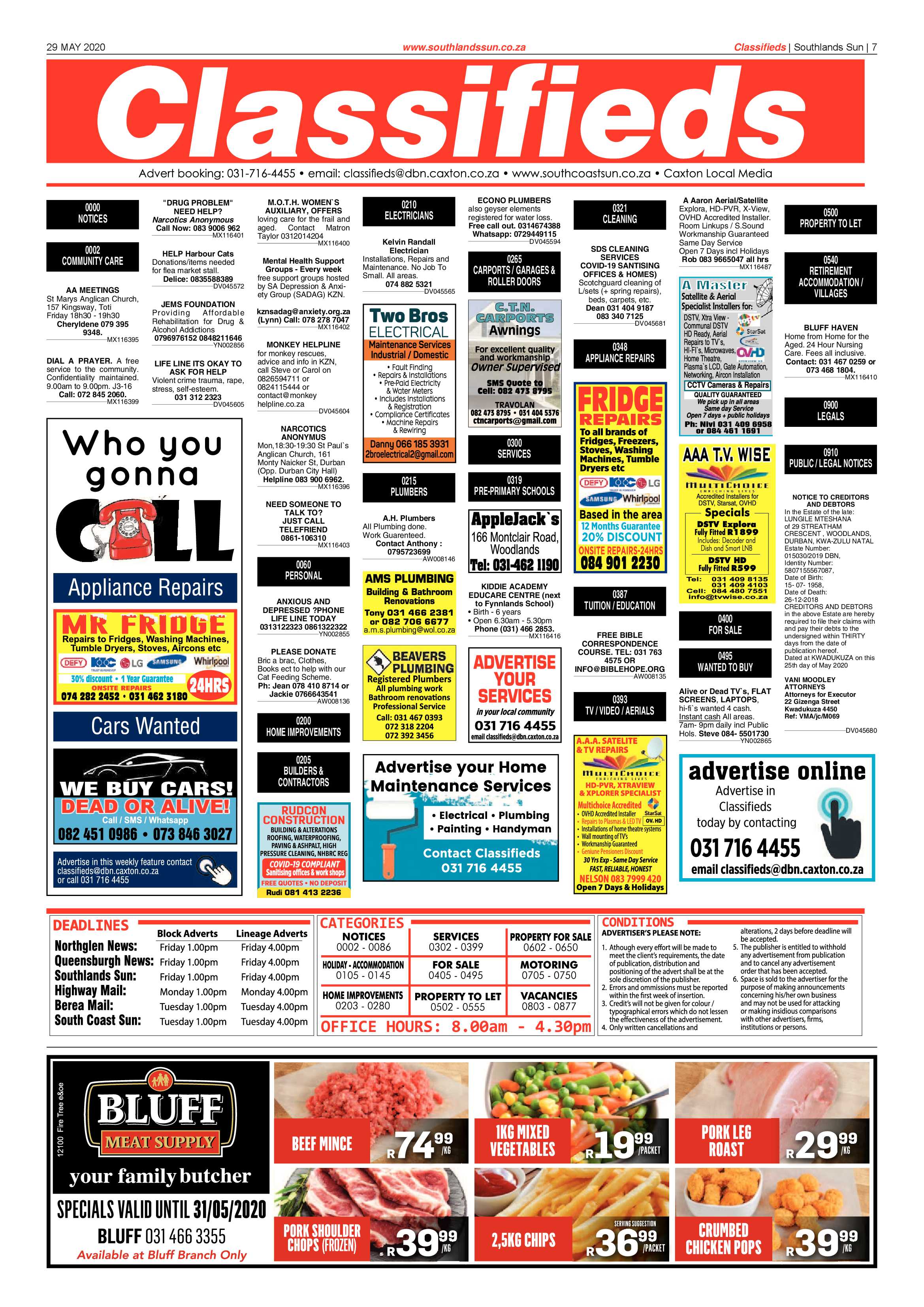 Southlands Sun 29 May 2020 page 7