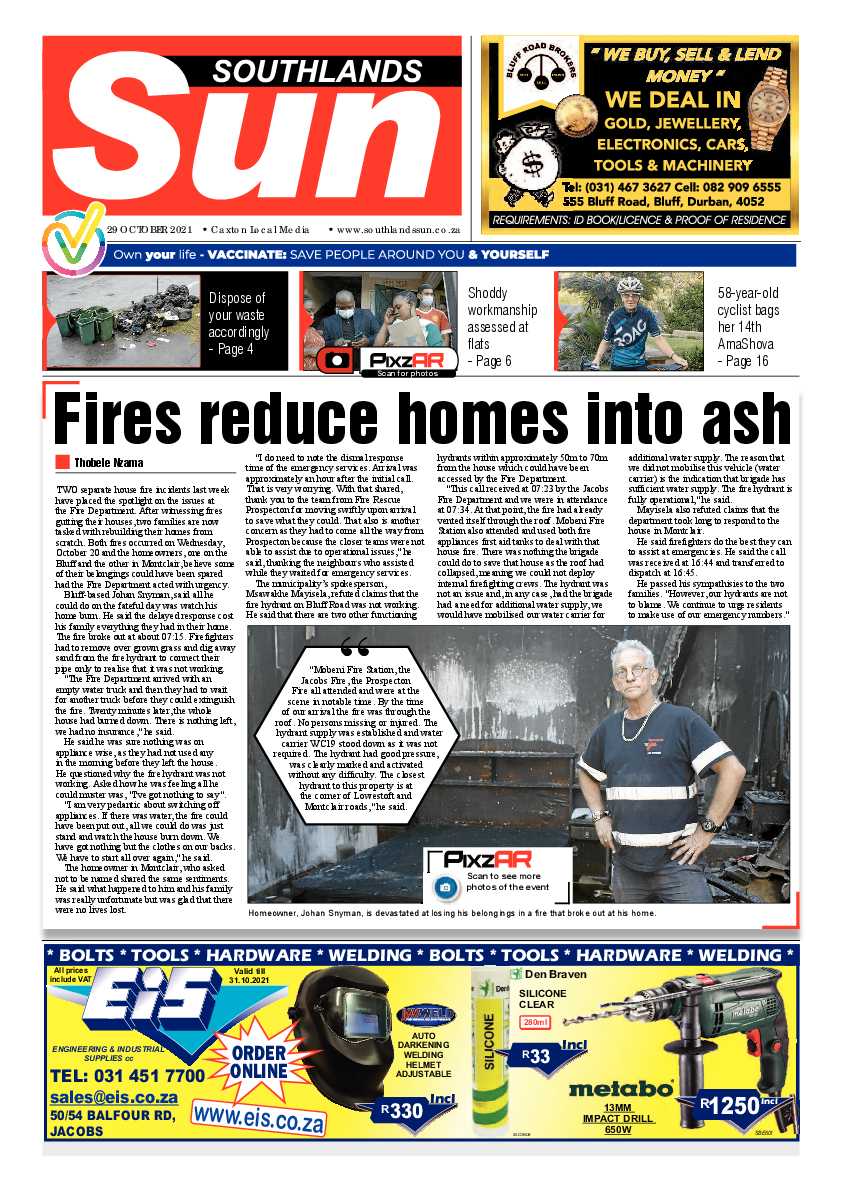 Southlands Sun 29-10-2021 page 1
