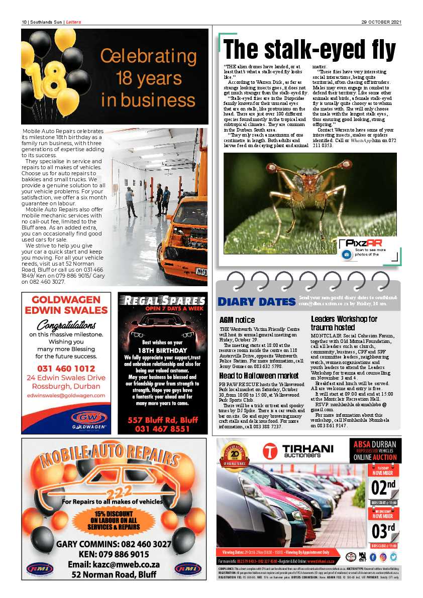 Southlands Sun 29-10-2021 page 10